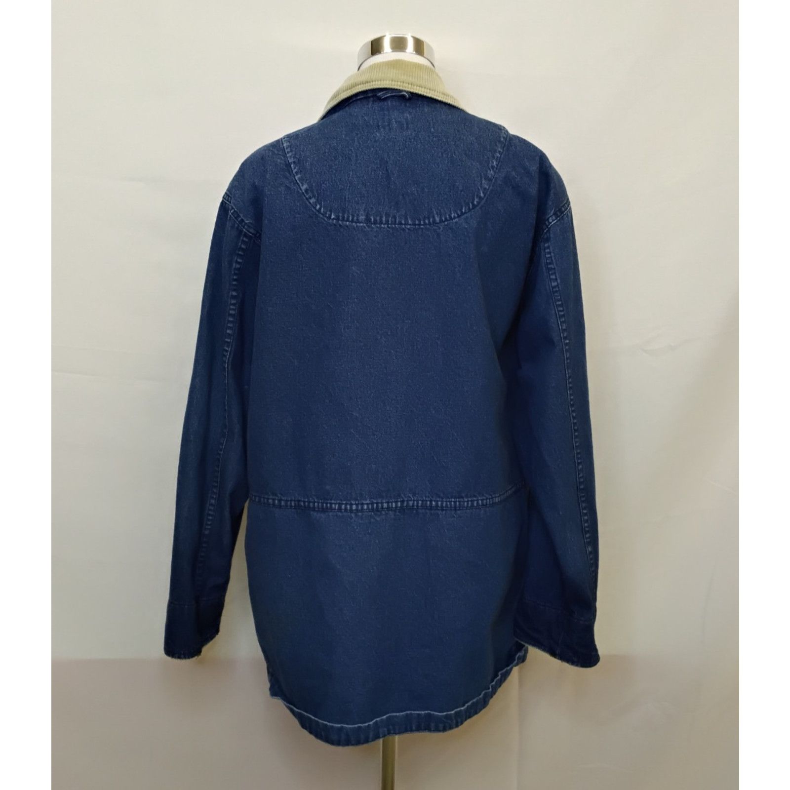 Other French Navy Chore Coat Denim Jacket Women's L VTG USA Size L / US 10 / IT 46 - 3 Thumbnail
