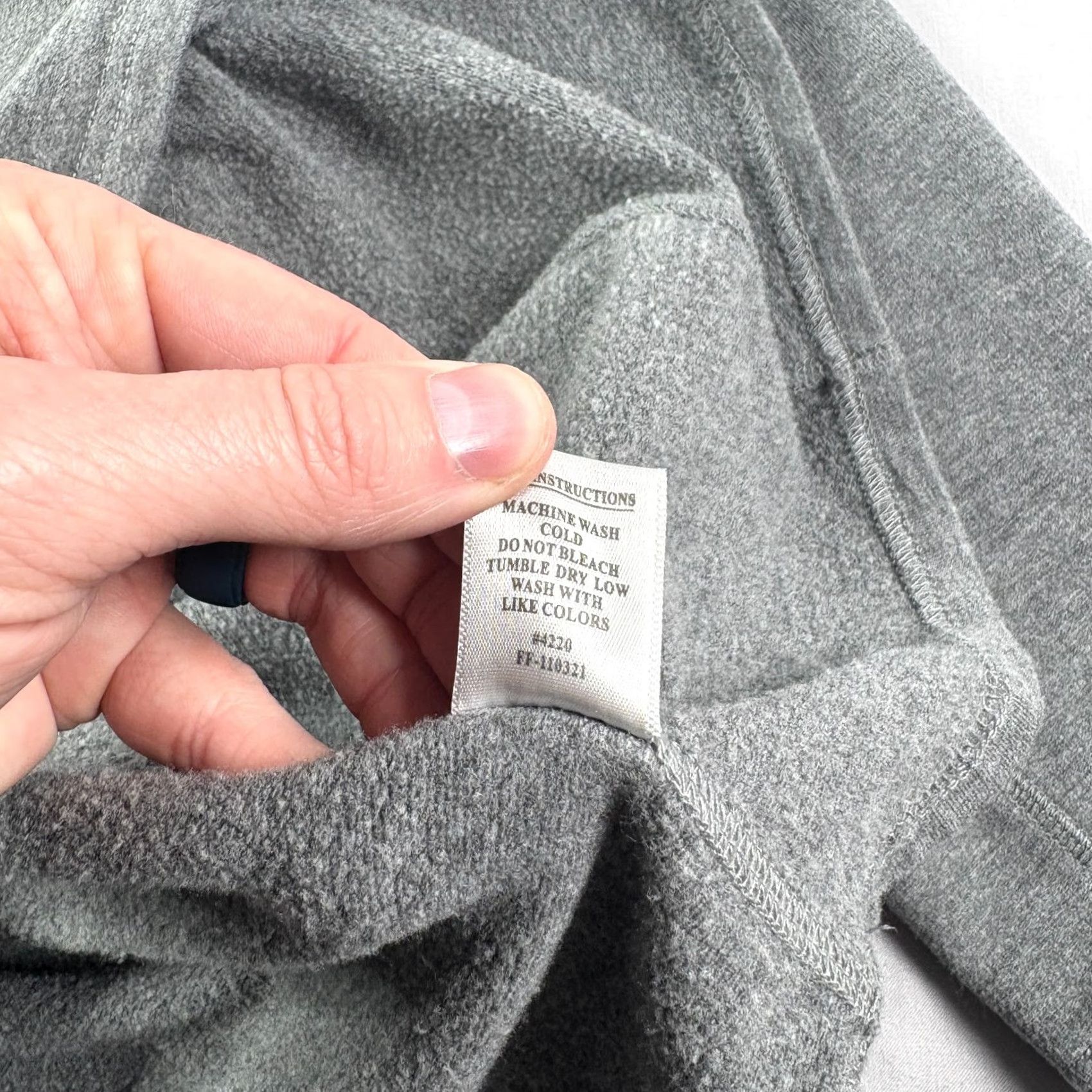 Vintage Free Fly Shirt Mens L Gray 1/4 Zip Pullover Performance Bamboo Stretch Size US L / EU 52-54 / 3 - 7 Thumbnail