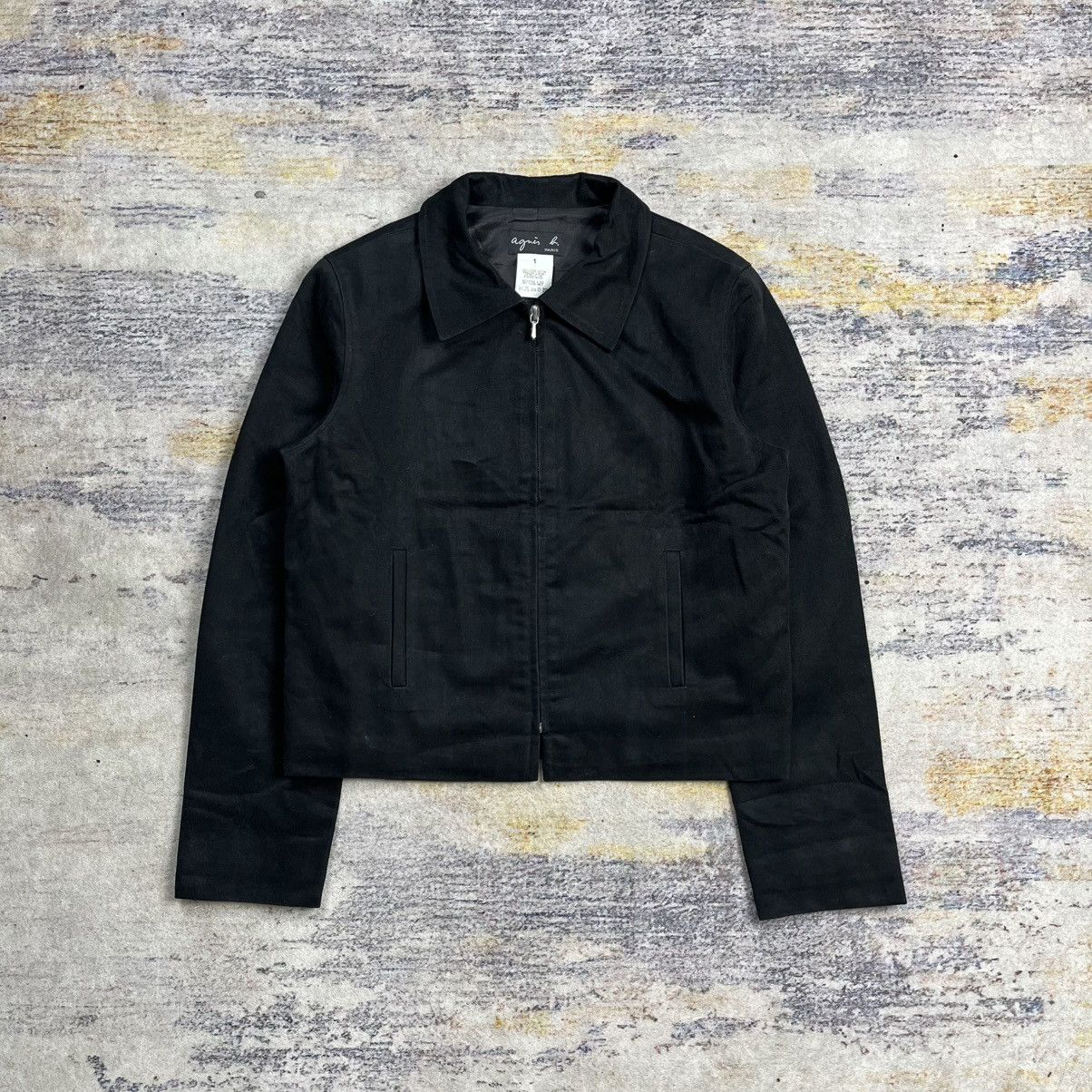 agnes b. Vintage Agnes B cropped jacket black Size S / US 4 / IT 40 - 1 Thumbnail