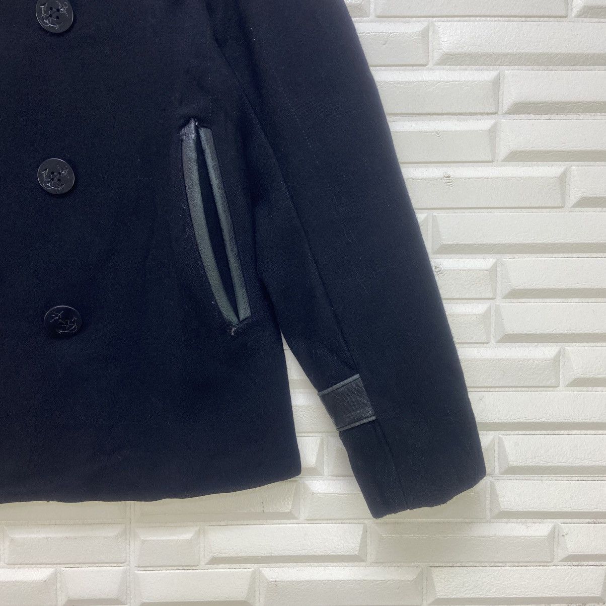 FDMTL Scanner Fundamental FDMTL Street Fashion Leather Wool Coat Size US XS / EU 42 / 0 - 6 Thumbnail