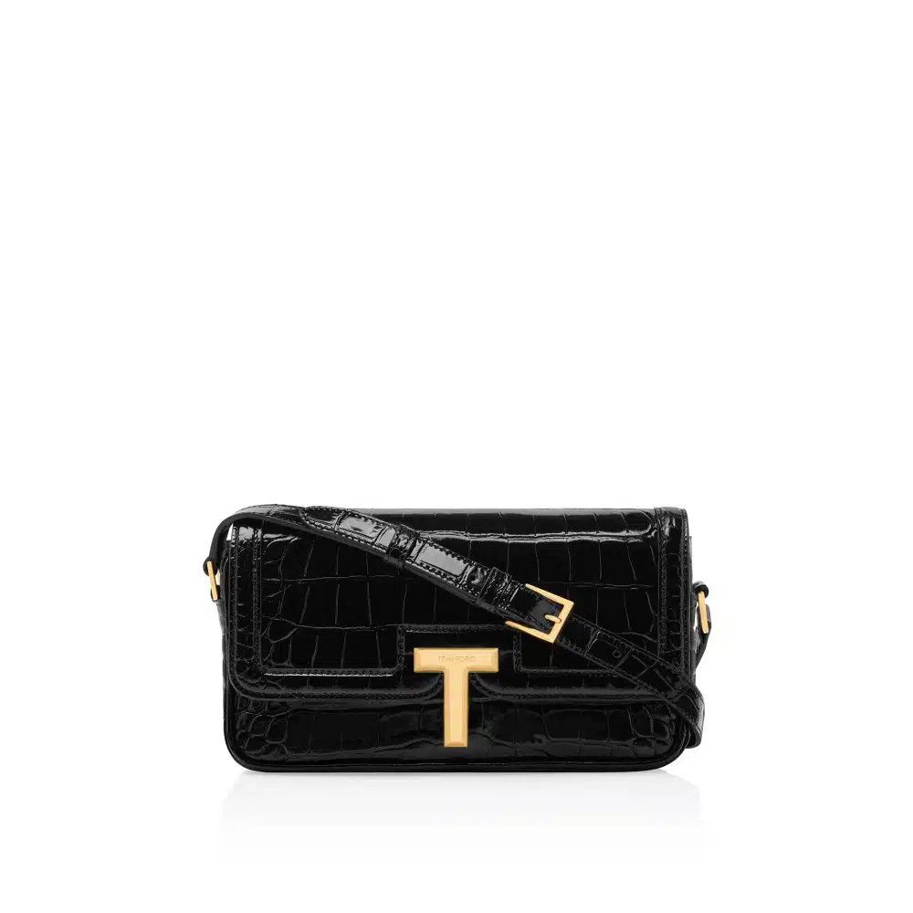 Tom Ford o1loc1c0825 L1832 Size: OS /Leather Allis Shoulder Bag Black Size ONE SIZE - 1 Thumbnail