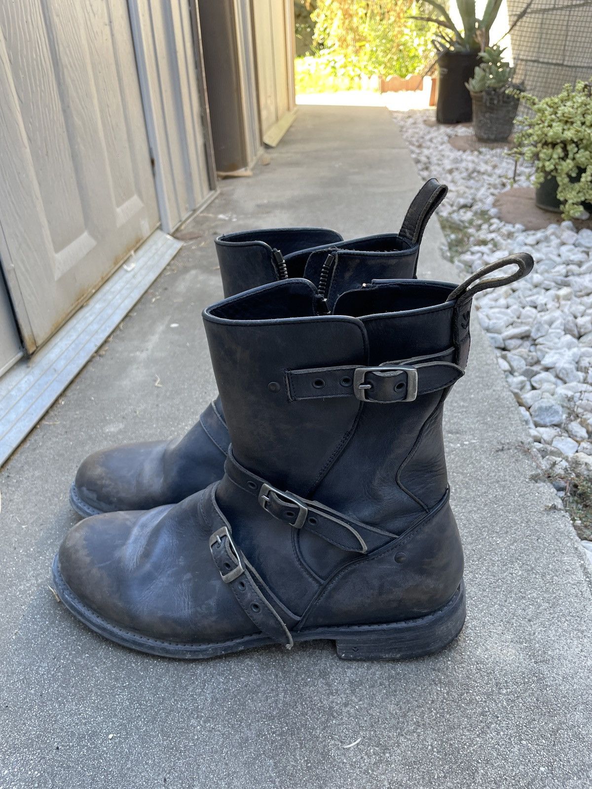 John varvatos triple buckle boot online