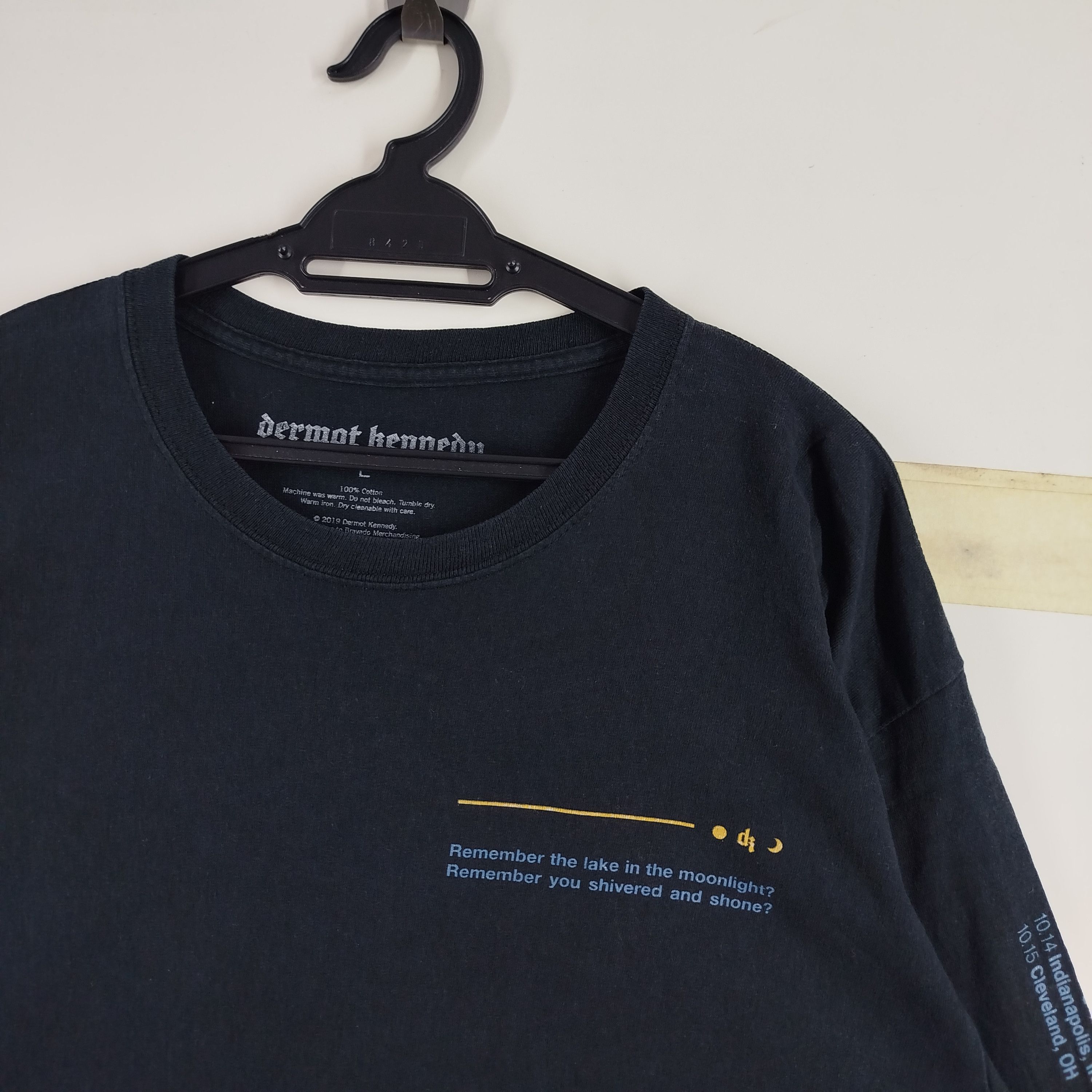Band Tees Band Dermot Kennedy Without Fear 2019 Copyright Backhit Size US L / EU 52-54 / 3 - 4 Thumbnail