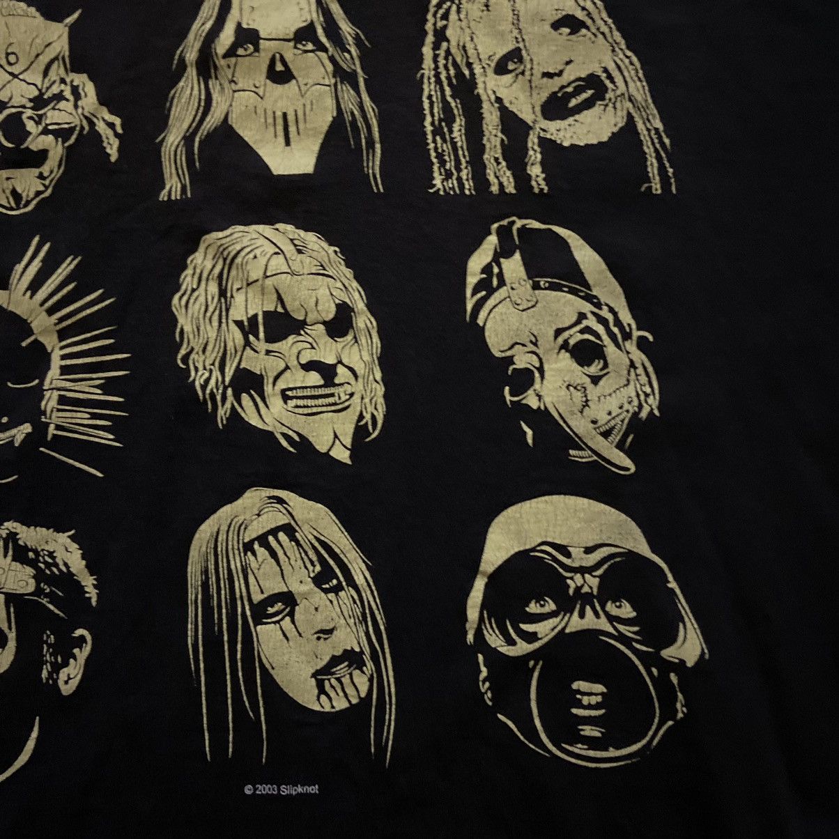 Band Tees Rare Slipknot 2003 tee (glows in the dark) Size US XL / EU 56 / 4 - 5 Thumbnail