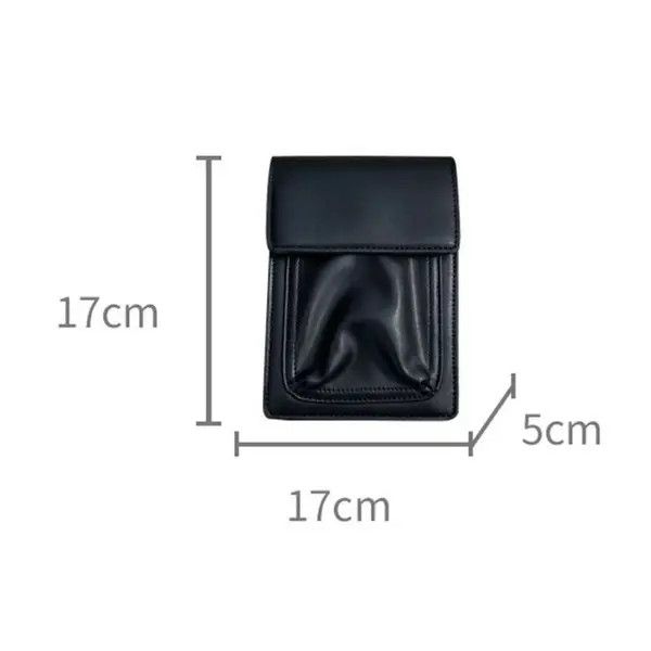 VIBE Men Small Casual Crossbody Bag PU Leather Size ONE SIZE - 4 Thumbnail