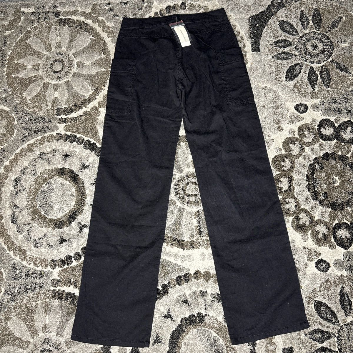 Helmut Lang Helmut Lang 1999 Wide Leg Black Cargo Pants Size 28" / US 6 / IT 42 - 2 Thumbnail