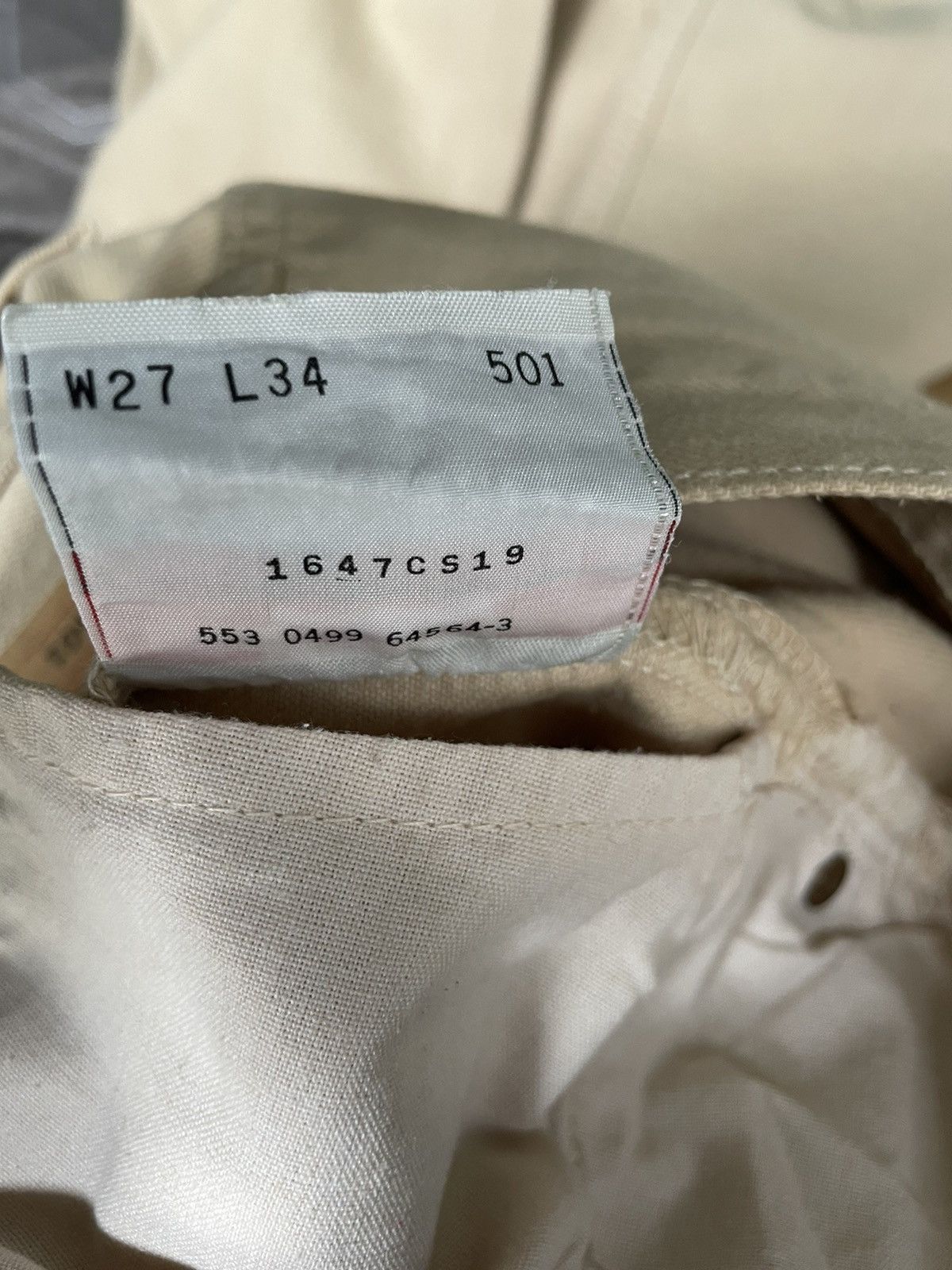 Levi's Vintage Clothing Vintage 90s Levi’s 501 Jeans Size US 26 / EU 42 - 13 Thumbnail