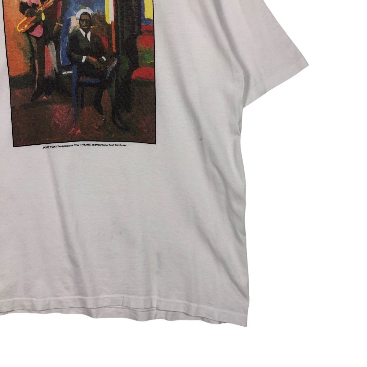 Vintage 🔥JAMES WEEKS TWO MUSICIANS 1960 SFMOMA THOMAS WEISEL FUND Size US XL / EU 56 / 4 - 7 Thumbnail