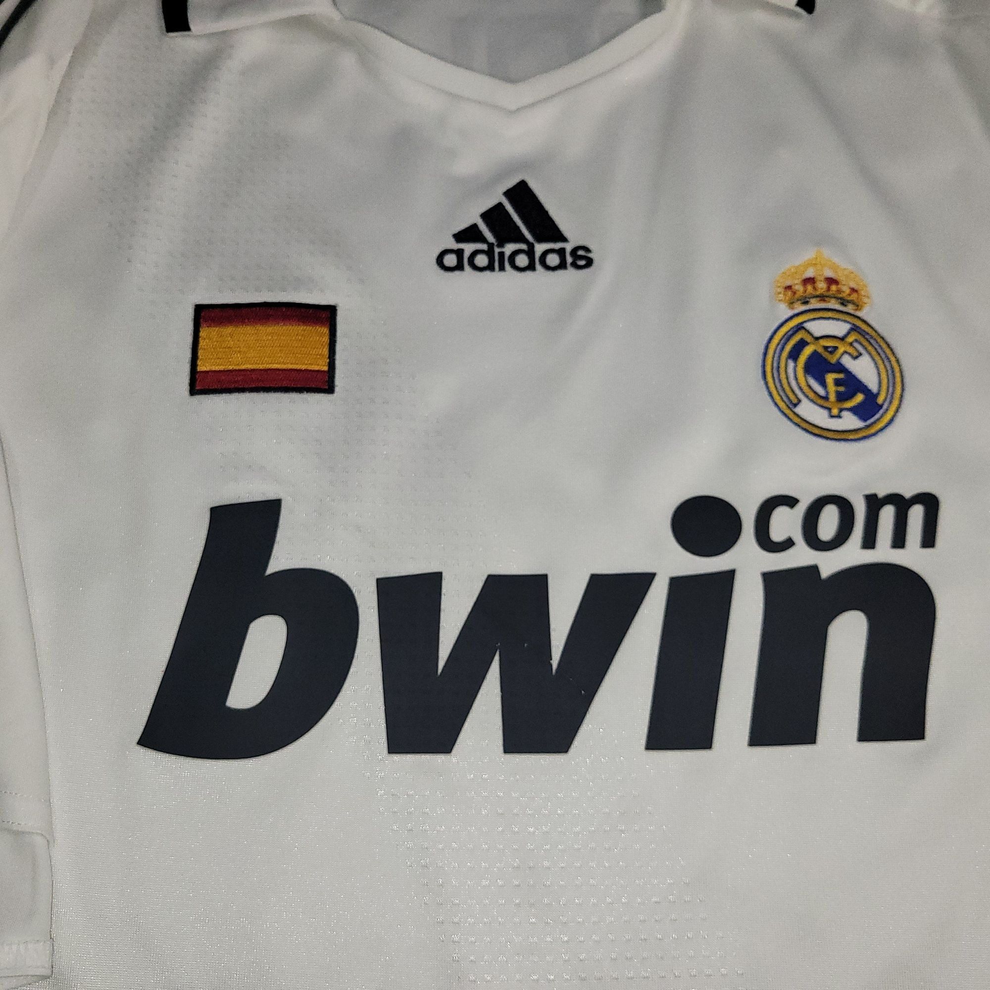 Adidas Raul Real Madrid 2008 2009 UEFA Home Soccer Jersey Shirt XL Size US XL / EU 56 / 4 - 4 Thumbnail