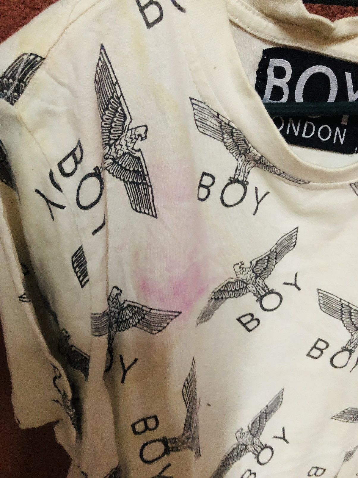 Boy London Boy London White All Over Print T- Shirt Size US L / EU 52-54 / 3 - 4 Thumbnail