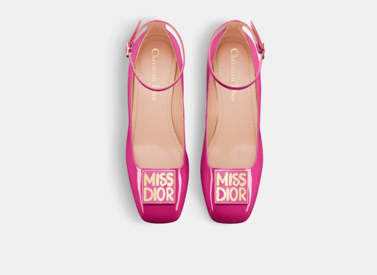 Dior o1w1db10126 KCV262 Graffiti Pumps in Fuchsia Size US 6 / IT 36 - 4 Thumbnail