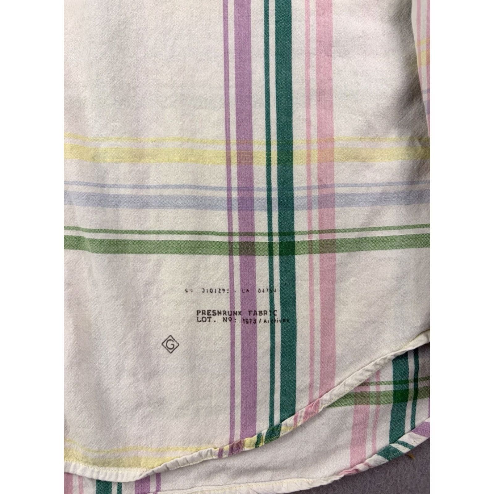 Gant GANT Rugger Shirt Mens Small India Madras Plaid Cotton Long Sleeve Casual Shirt Size US S / EU 44-46 / 1 - 3 Thumbnail