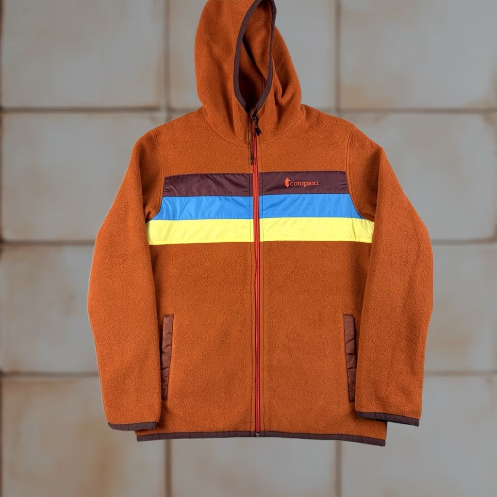 Cotopaxi Cotopaxi Jacket Women Small Orange Fleece Hooded Full Zip Outdoors Hiking Size S / US 4 / IT 40 - 1 Thumbnail