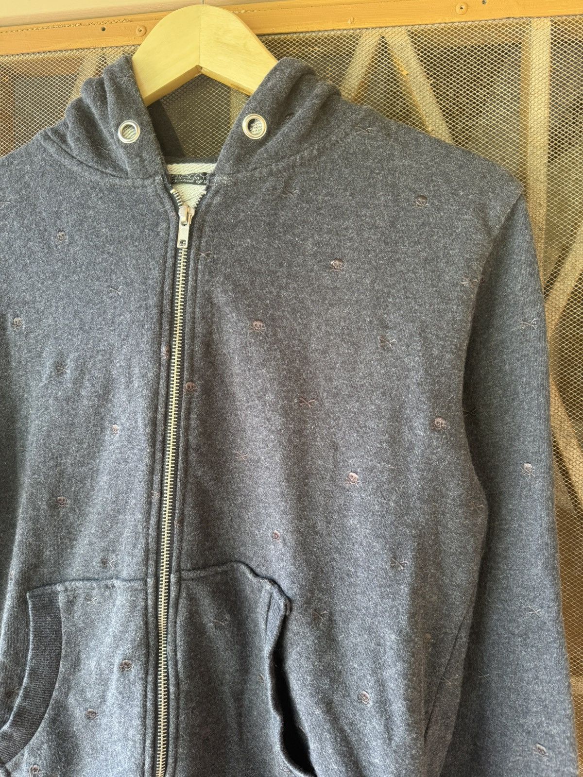 Japanese Brand Shaggy japanese style hoodie mini skull Size US M / EU 48-50 / 2 - 4 Thumbnail