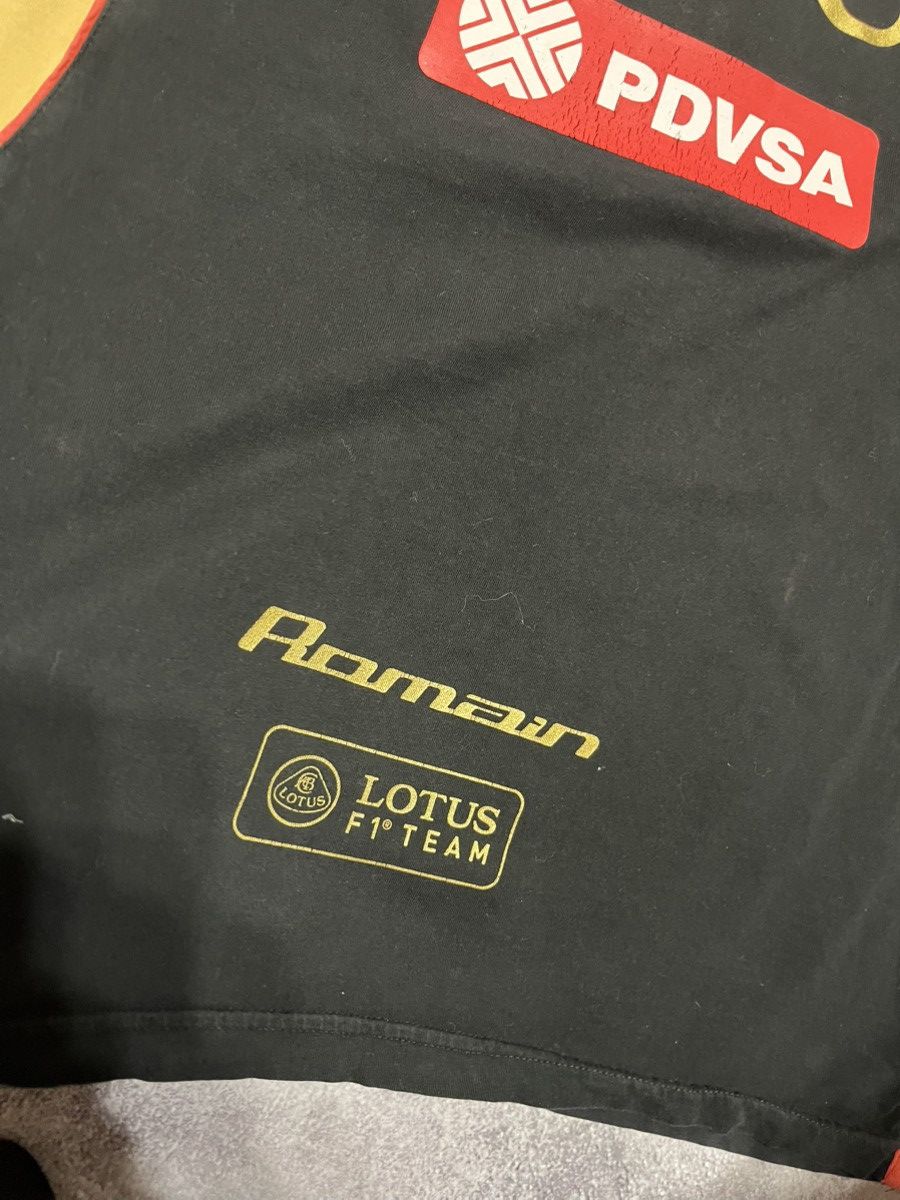 Formula 1 Lotus F1 team Romain Grosjean USED tee shirt Size US M / EU 48-50 / 2 - 8 Thumbnail