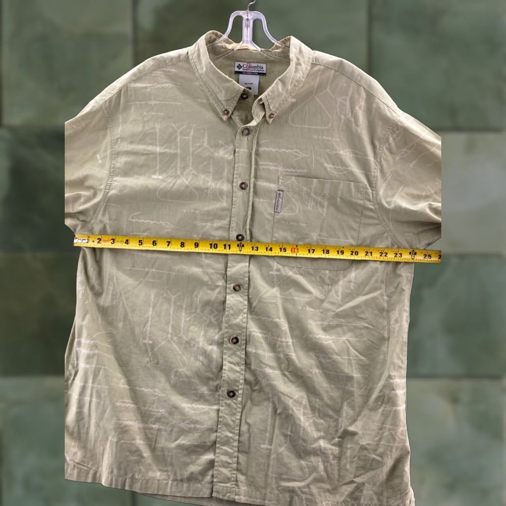 Vintage VINTAGE Columbia PFG Shirt Mens XL Green Long Sleeve Fishing Outdoors Knots AOP Size US XL / EU 56 / 4 - 1 Thumbnail