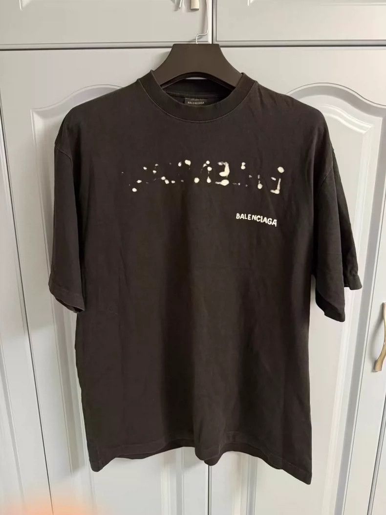 Balenciaga Splash-ink short sleeve s size