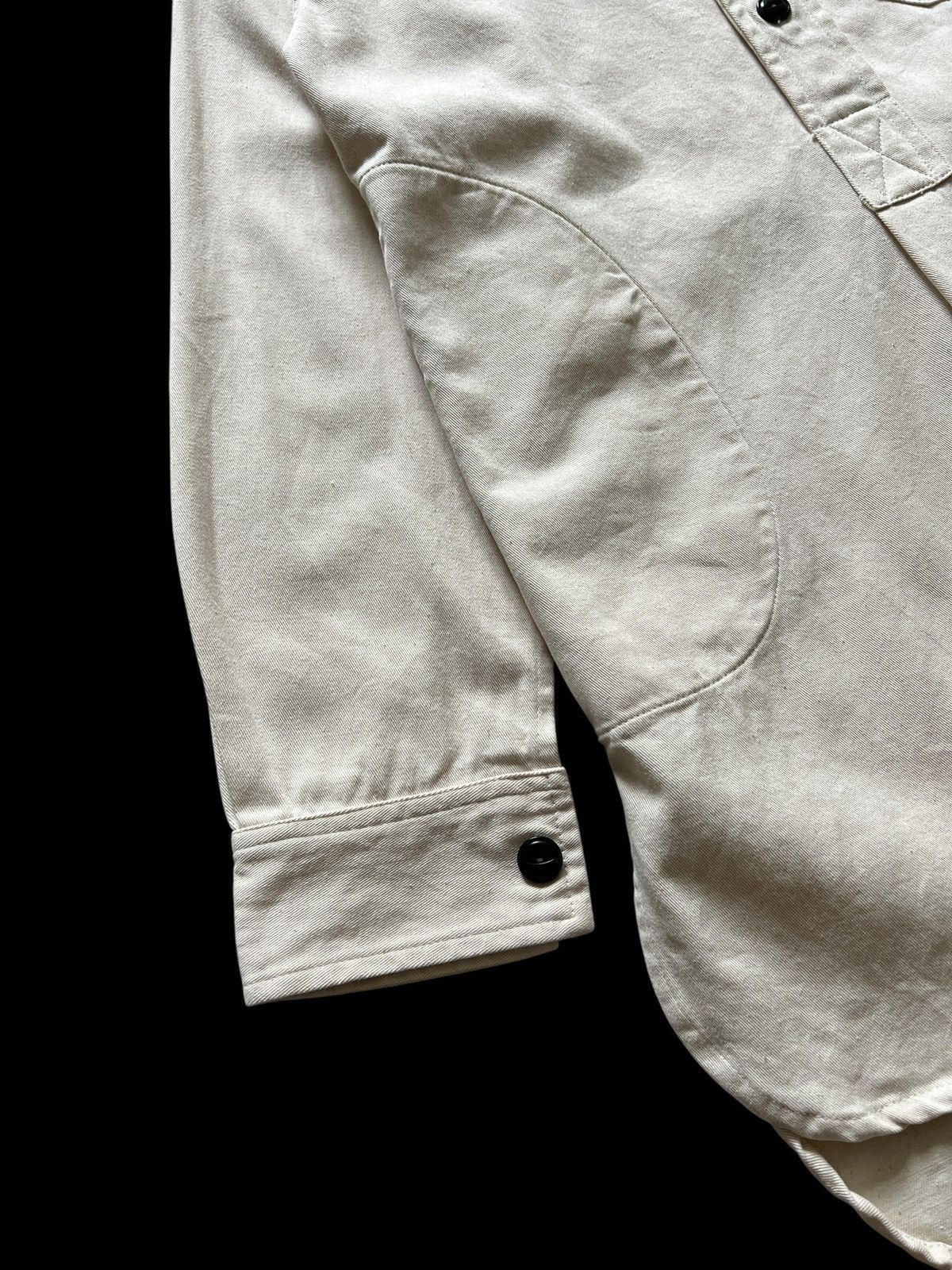 Vintage Yarmouth Oilskins 🇬🇧 Canvas Military Style Smock Work Shirt Size US M / EU 48-50 / 2 - 5 Thumbnail