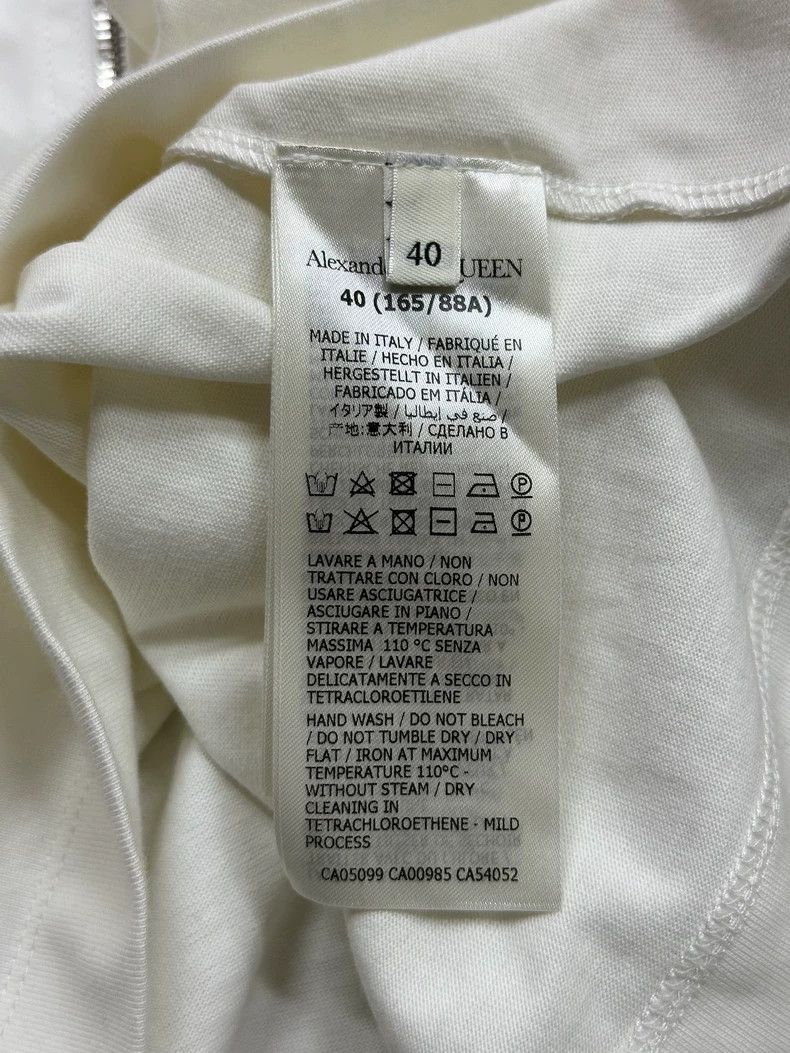 Alexander McQueen Alexander Mcqueen White pocket letter logo long sleeves Size S / US 4 / IT 40 - 7 Thumbnail