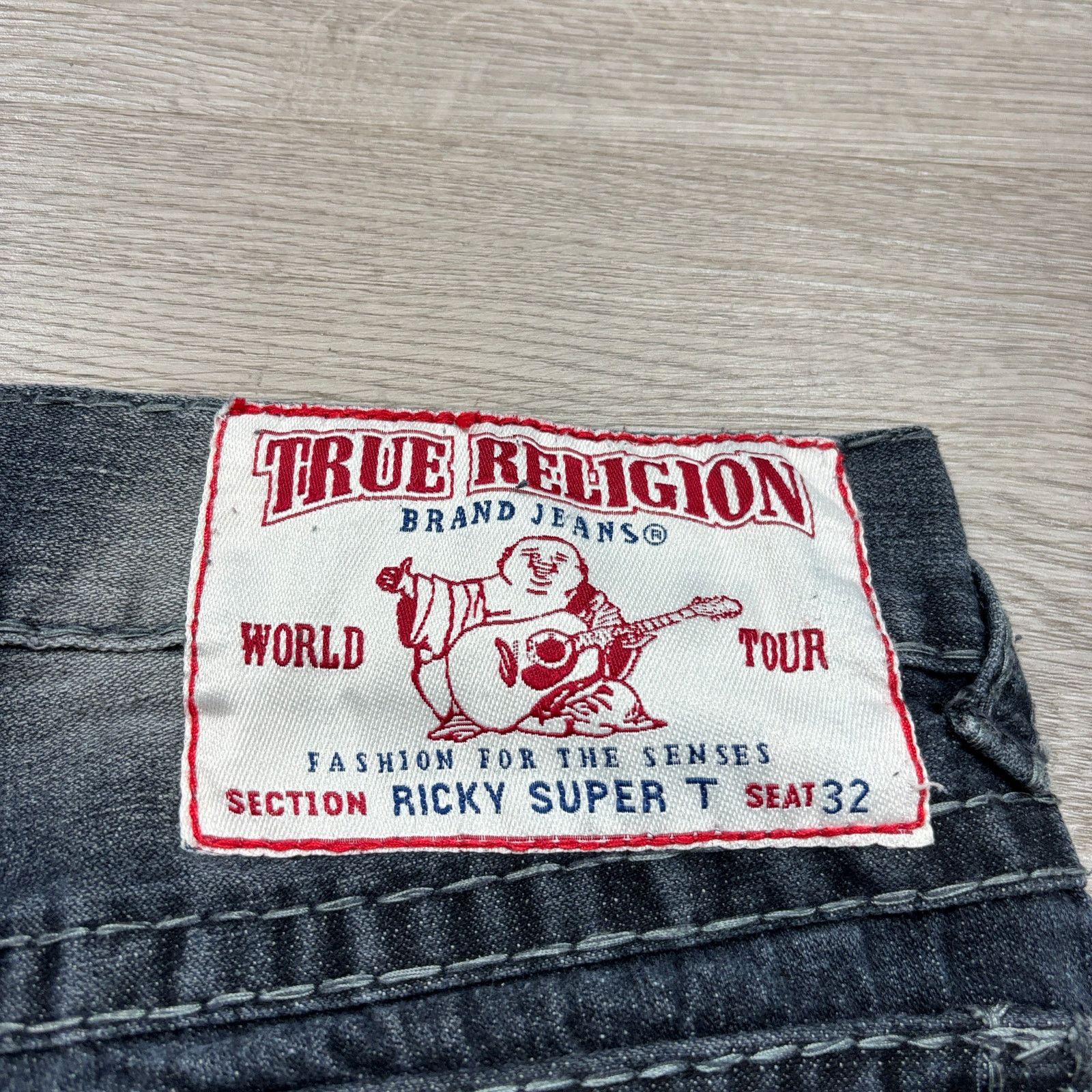 True Religion True Religion Ricky Super T Jeans Men's 32x33 Made in USA Size US 32 / EU 48 - 4 Thumbnail