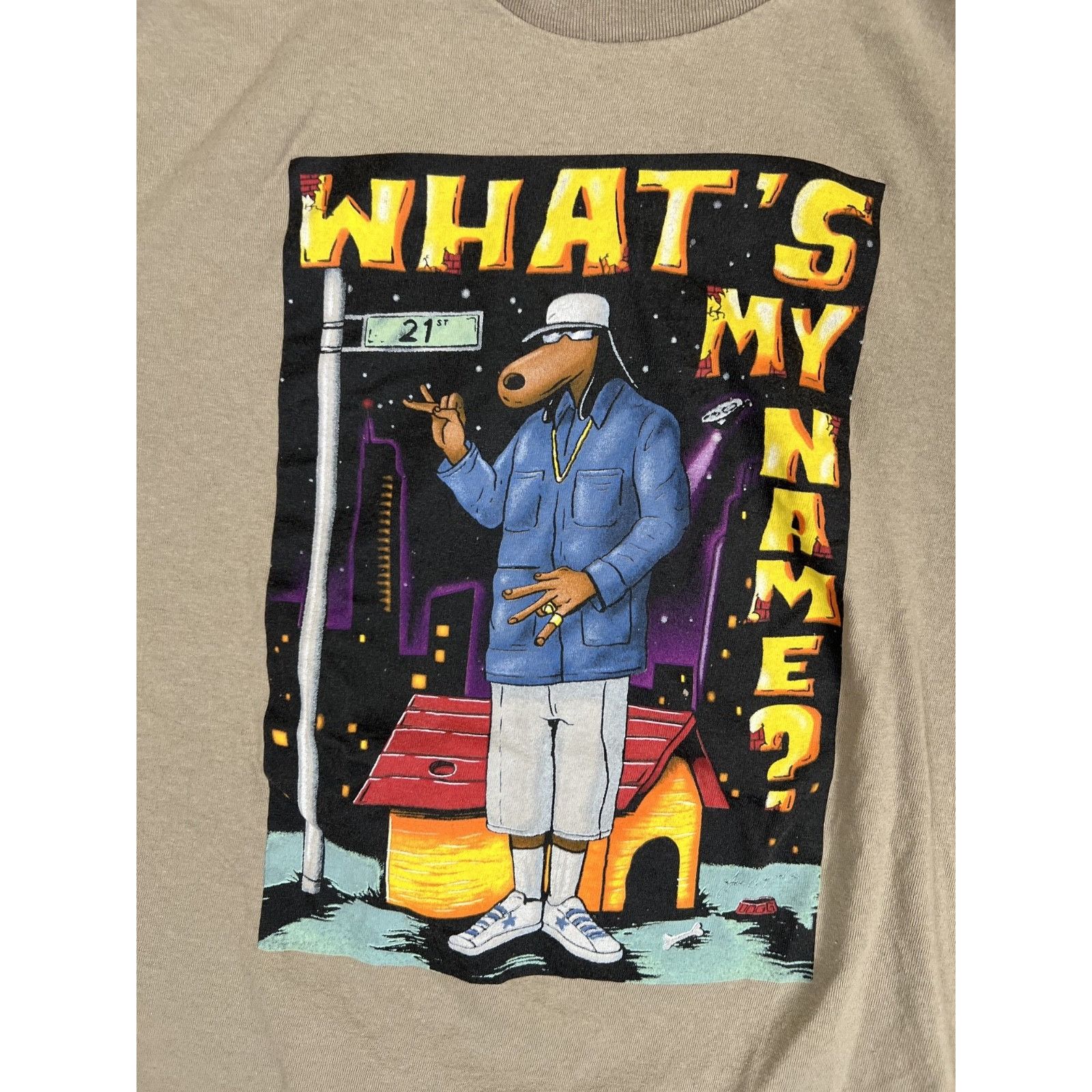 Snoop Dogg Snoop Dogg T-Shirt Size L Tan Brown "What’s My Name" Joe Coo Size US L / EU 52-54 / 3 - 2 Thumbnail