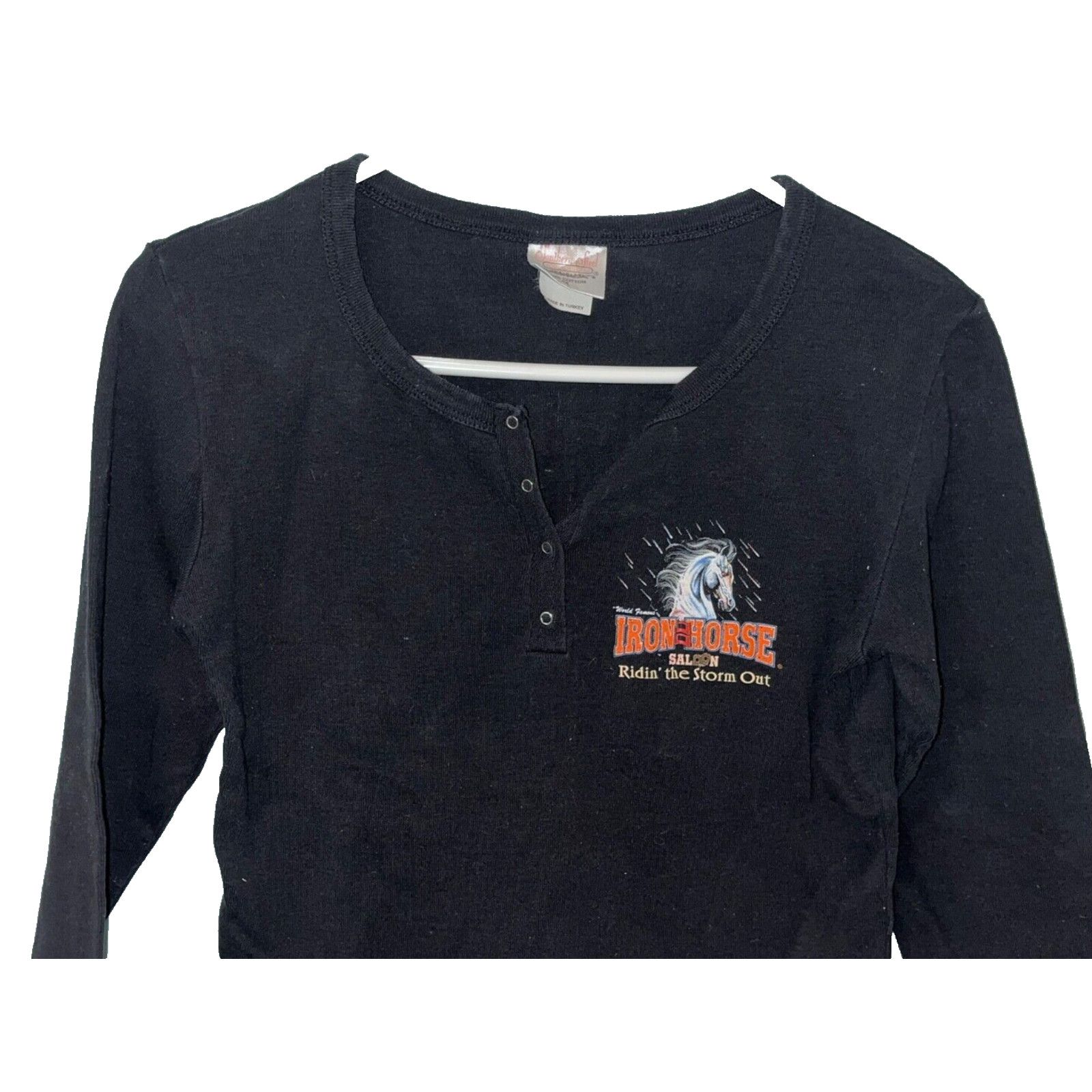 Other Iron Horse Saloon 2004 Biketoberfest Women's Sz. M Henley Size M / US 6-8 / IT 42-44 - 4 Thumbnail