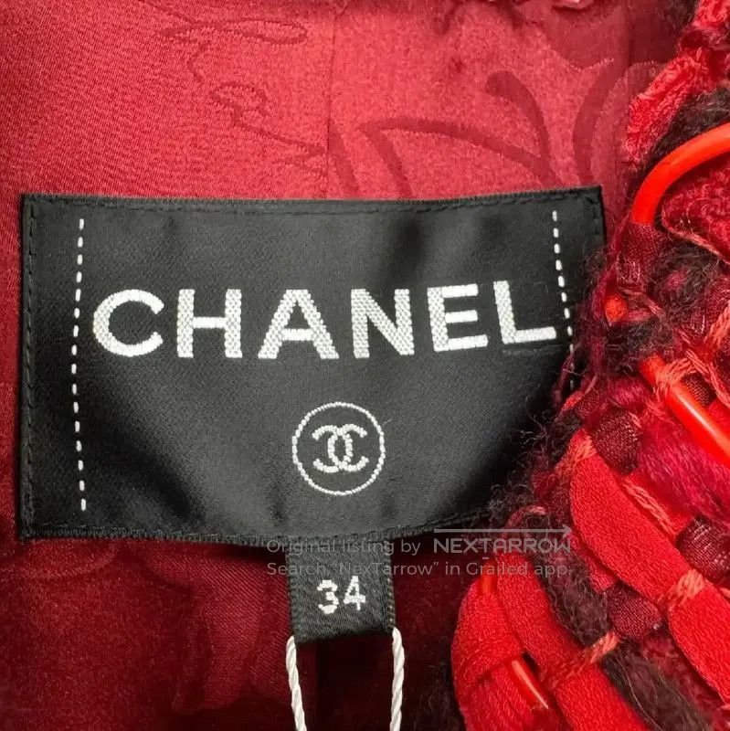Chanel Chanel Red Winter Coat for Women . Size S / US 4 / IT 40 - 3 Thumbnail