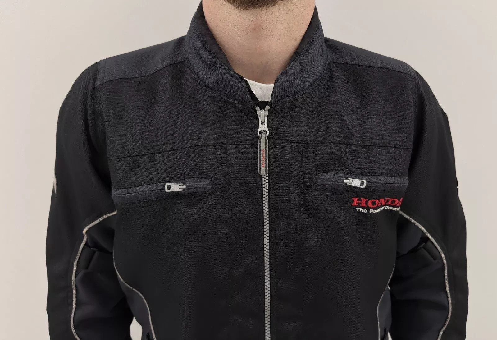 Honda × Vintage Vintage HONDA MENS MOTO RACING JACKET Motorcycle Size US S / EU 44-46 / 1 - 4 Thumbnail