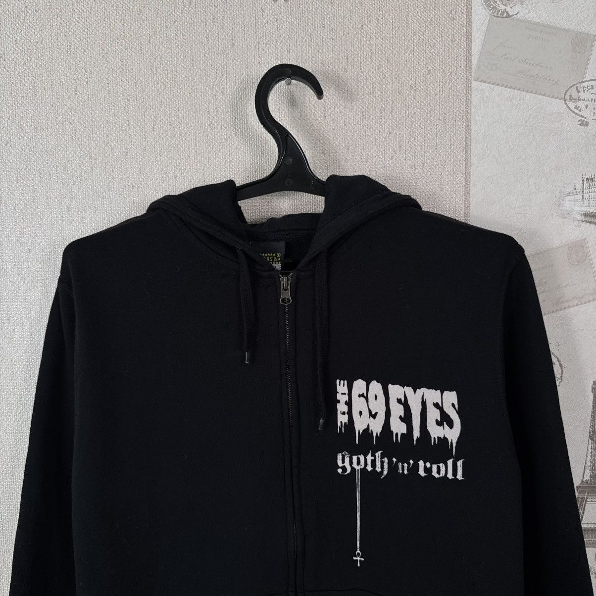 Other Vintage The 69 eyes Hoodie 00s Gothic Rock Skull Black L Size US L / EU 52-54 / 3 - 11 Thumbnail
