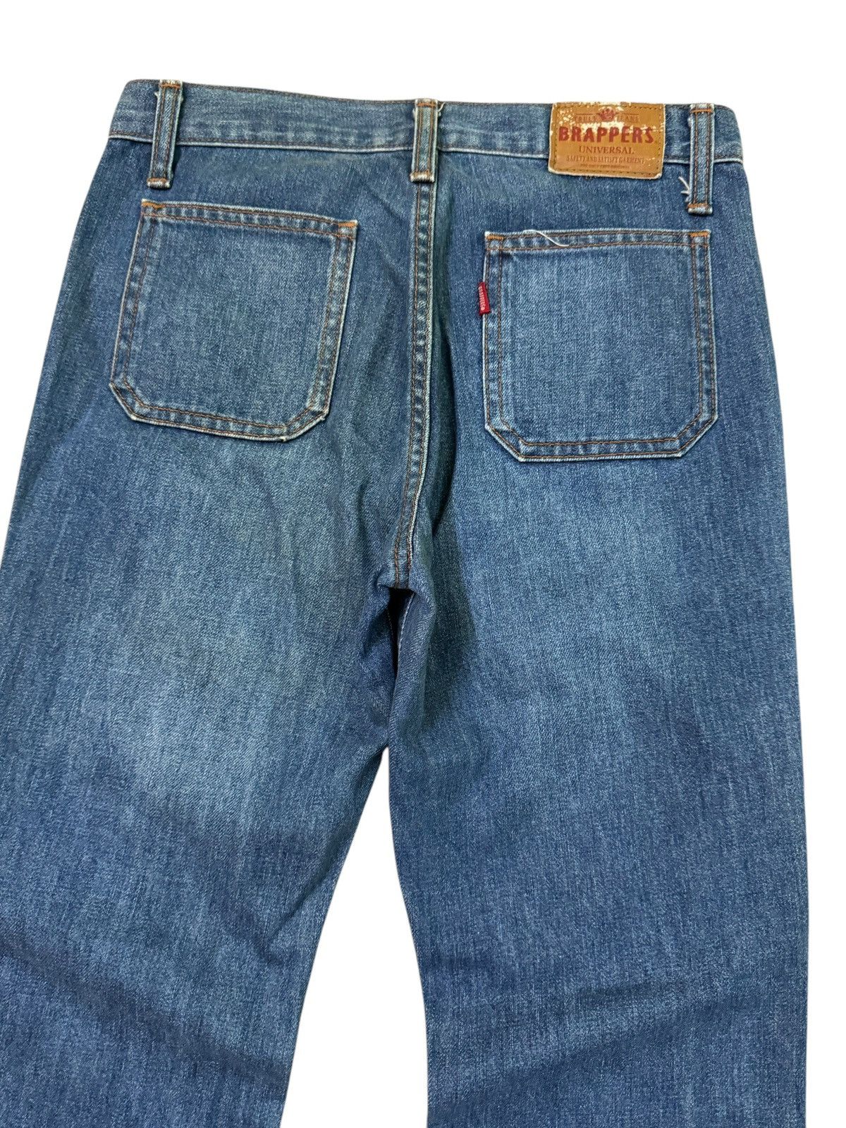 Japanese Brand Flared BRAPPERS BUSH PANT BELL BOTTOM BOOT CUT DENIM Size US 28 / EU 44 - 11 Thumbnail