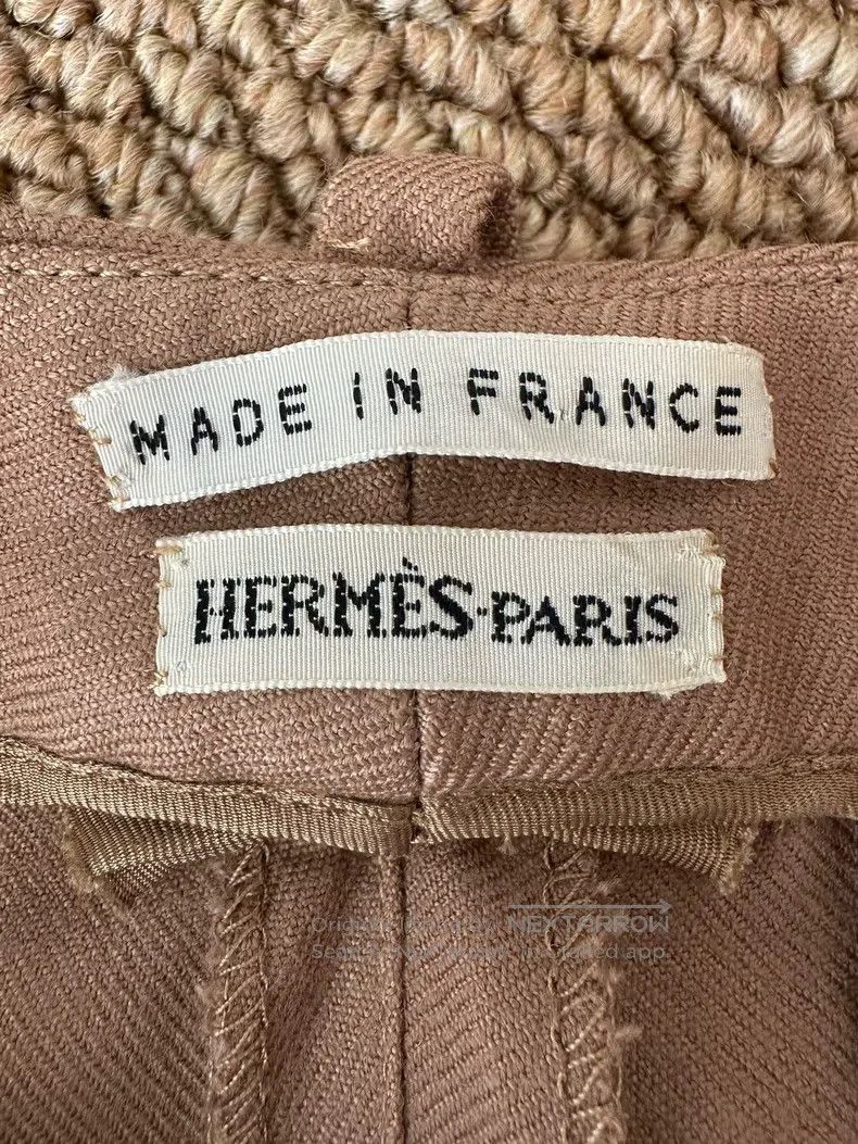 Hermes Hermes size M Solid Color Cashmere Straight Casual Pants, K Size 26" / US 2 / IT 38 - 8 Thumbnail