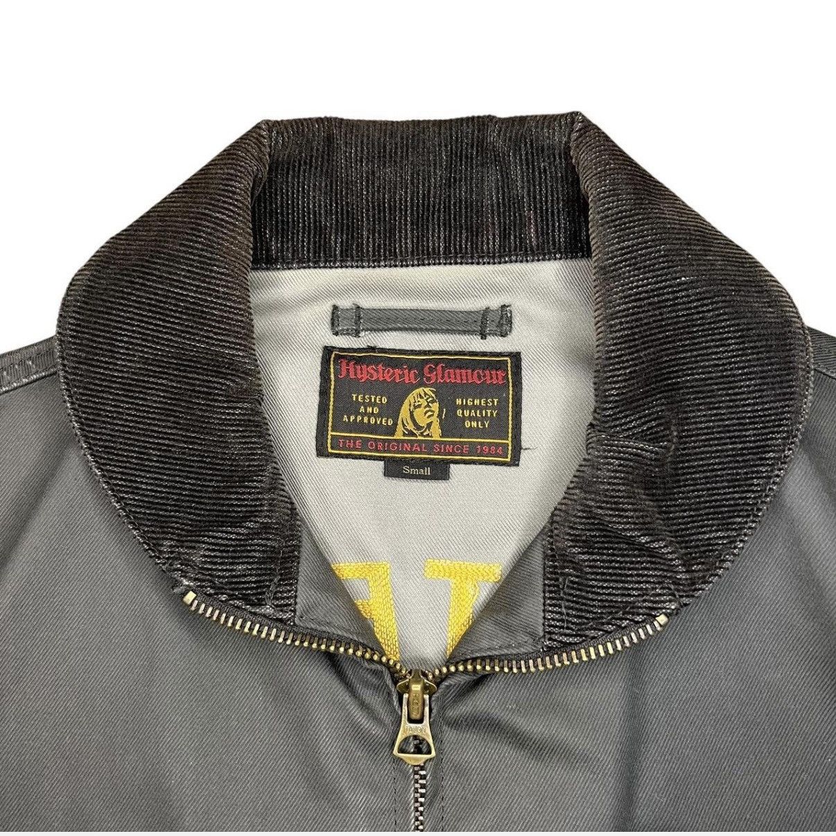 Hysteric Glamour Hysteric Glamour Hysteric Ghost Wolves Waxed Biker Jacket Size US S / EU 44-46 / 1 - 2 Thumbnail