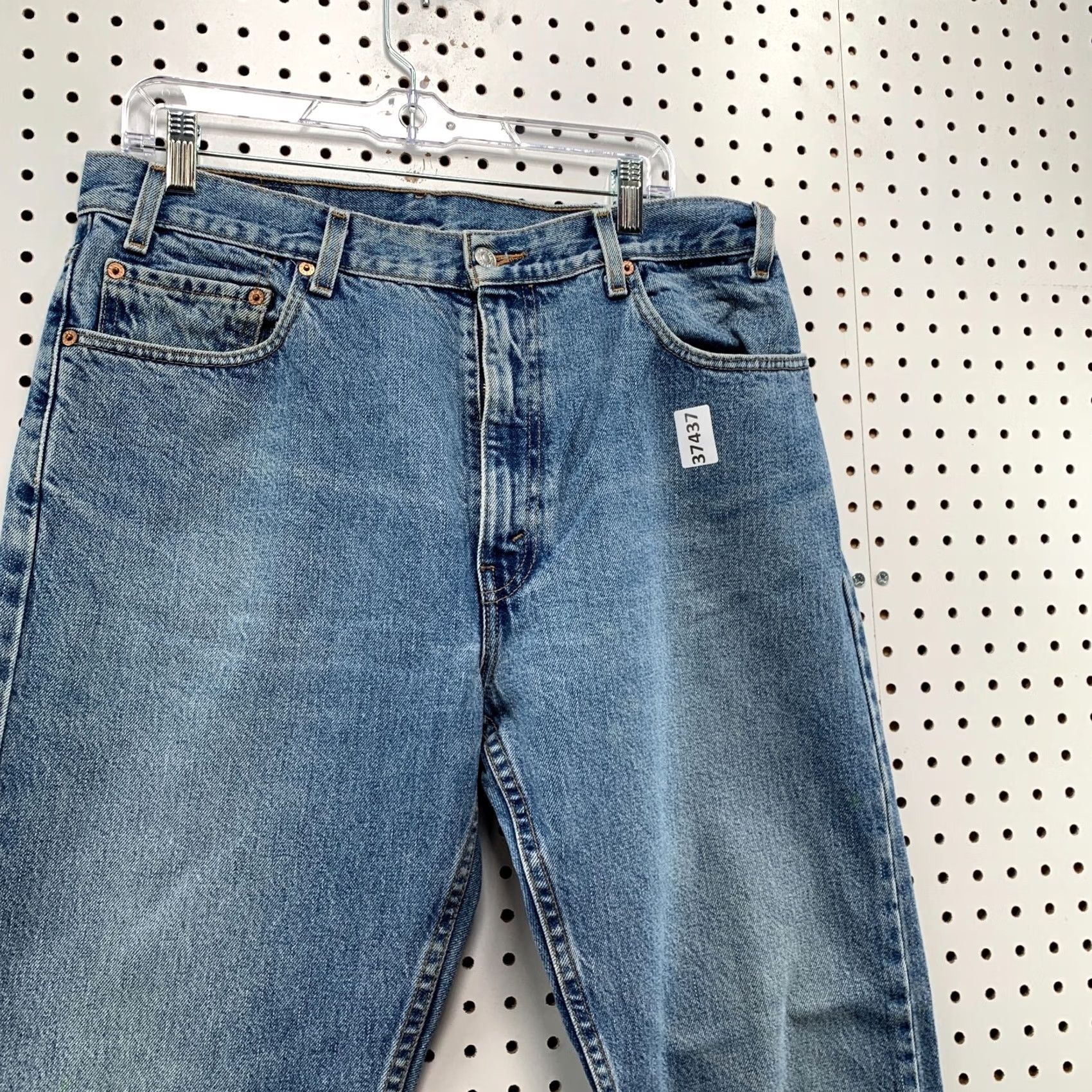 Levi's VINTAGE Levi's 505 Jeans Mens 34x30 Straight Regular Blue Denim 34x30 Inseam 30in Levis 500 Series Size US 34 / EU 50 - 5 Thumbnail