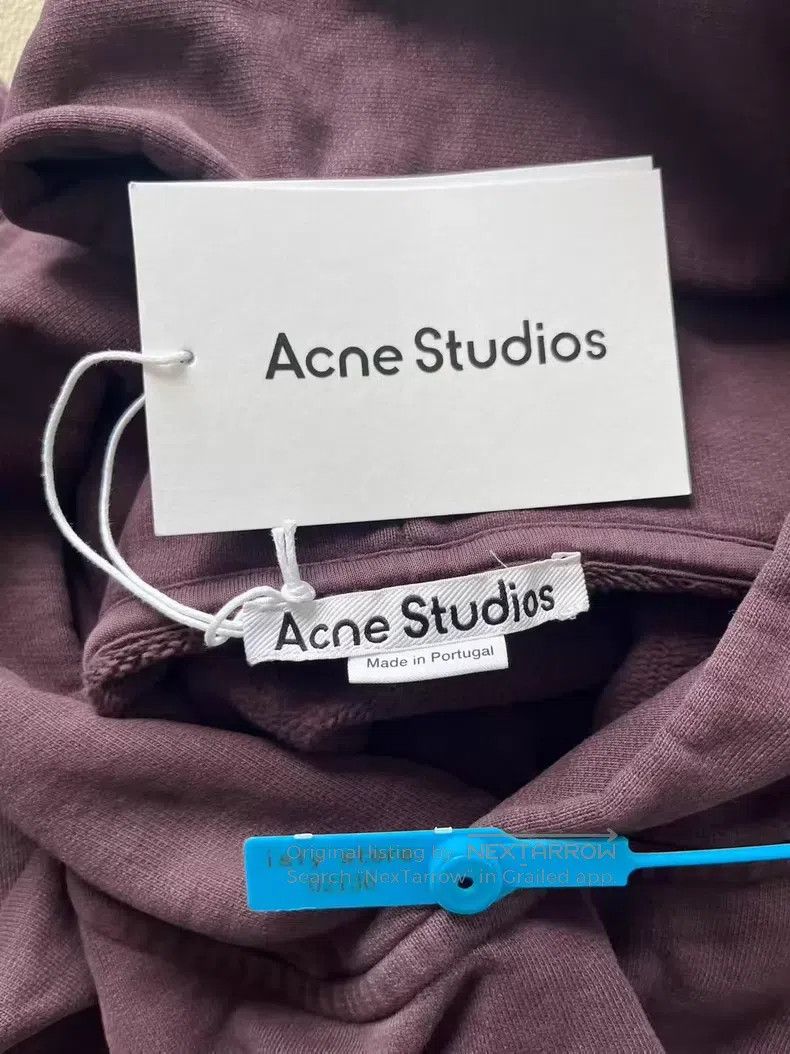 Acne Studios Acne Studios Logo Embroidered Sweatshirt, Purple Size XXS / US 00 / IT 34 - 5 Thumbnail