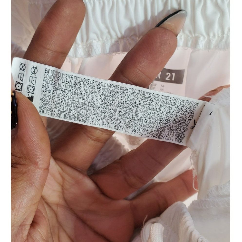 Forever 21 Forever 21 White Windbreaker Jogger Pants Size M Size 32" / US 10 / IT 46 - 6 Thumbnail