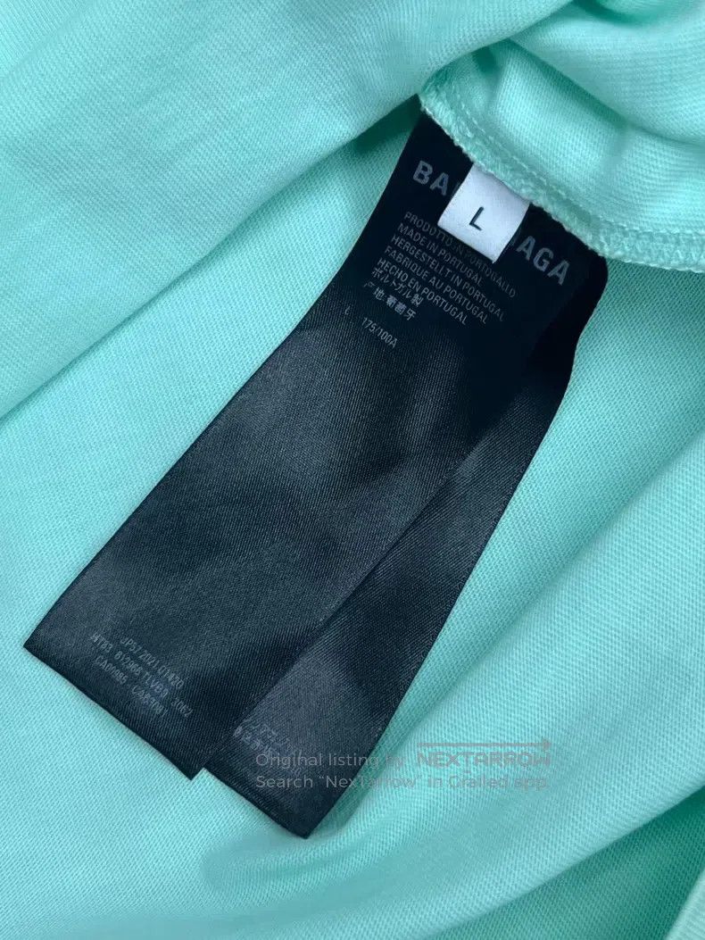 Balenciaga Balenciaga Mint green short sleeve Size US L / EU 52-54 / 3 - 4 Thumbnail