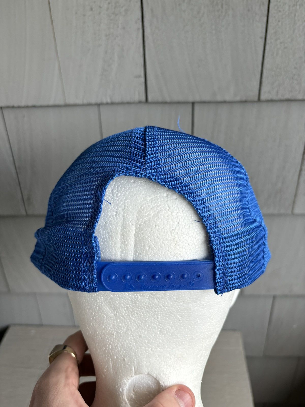Vintage 1980s Vintage Trucker Hat Snapback Alaska Oil Mesh Military Size ONE SIZE - 5 Thumbnail