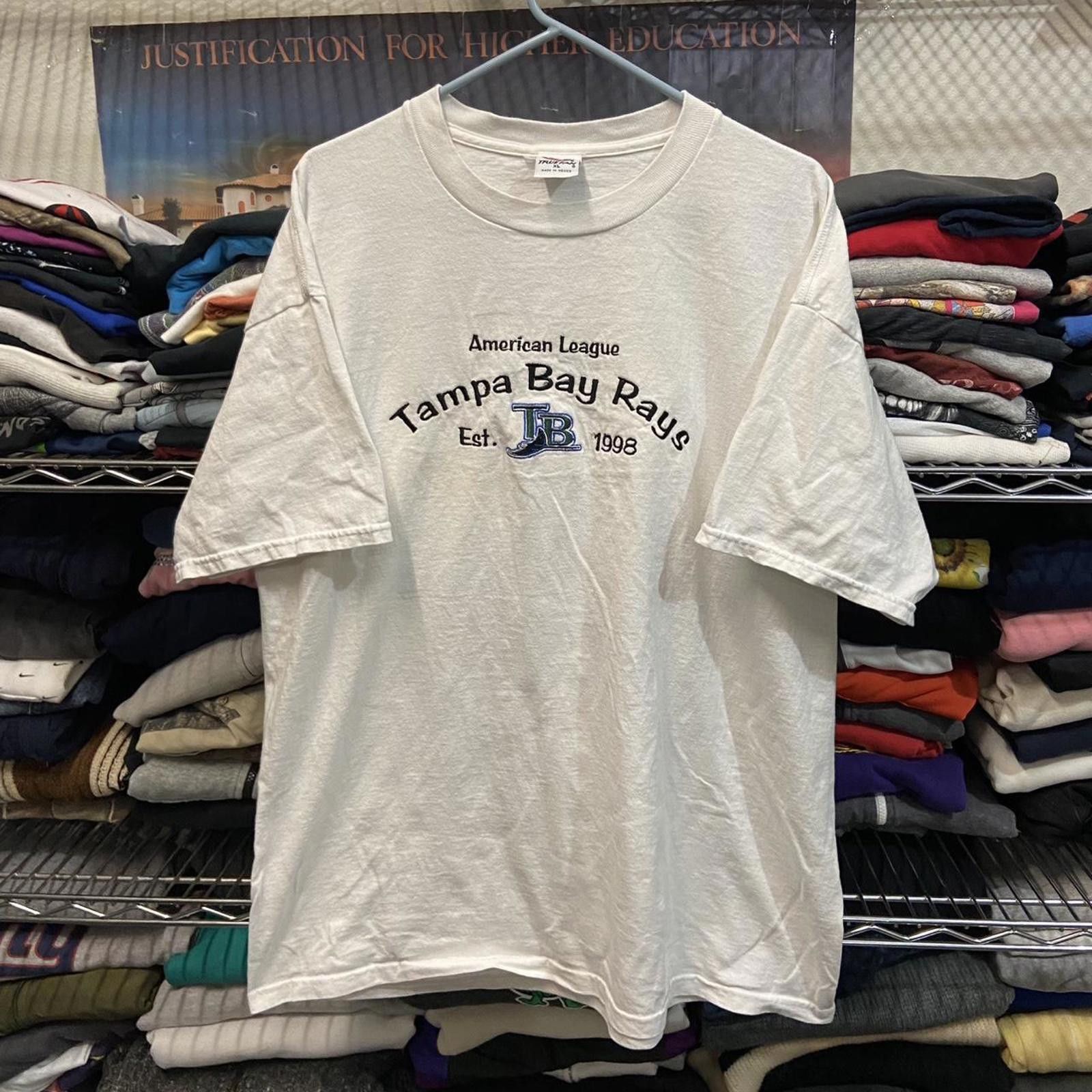Other Vintage 1998 Tampa bay rays logo baseball embroidered shirt Size US XL / EU 56 / 4 - 1 Thumbnail