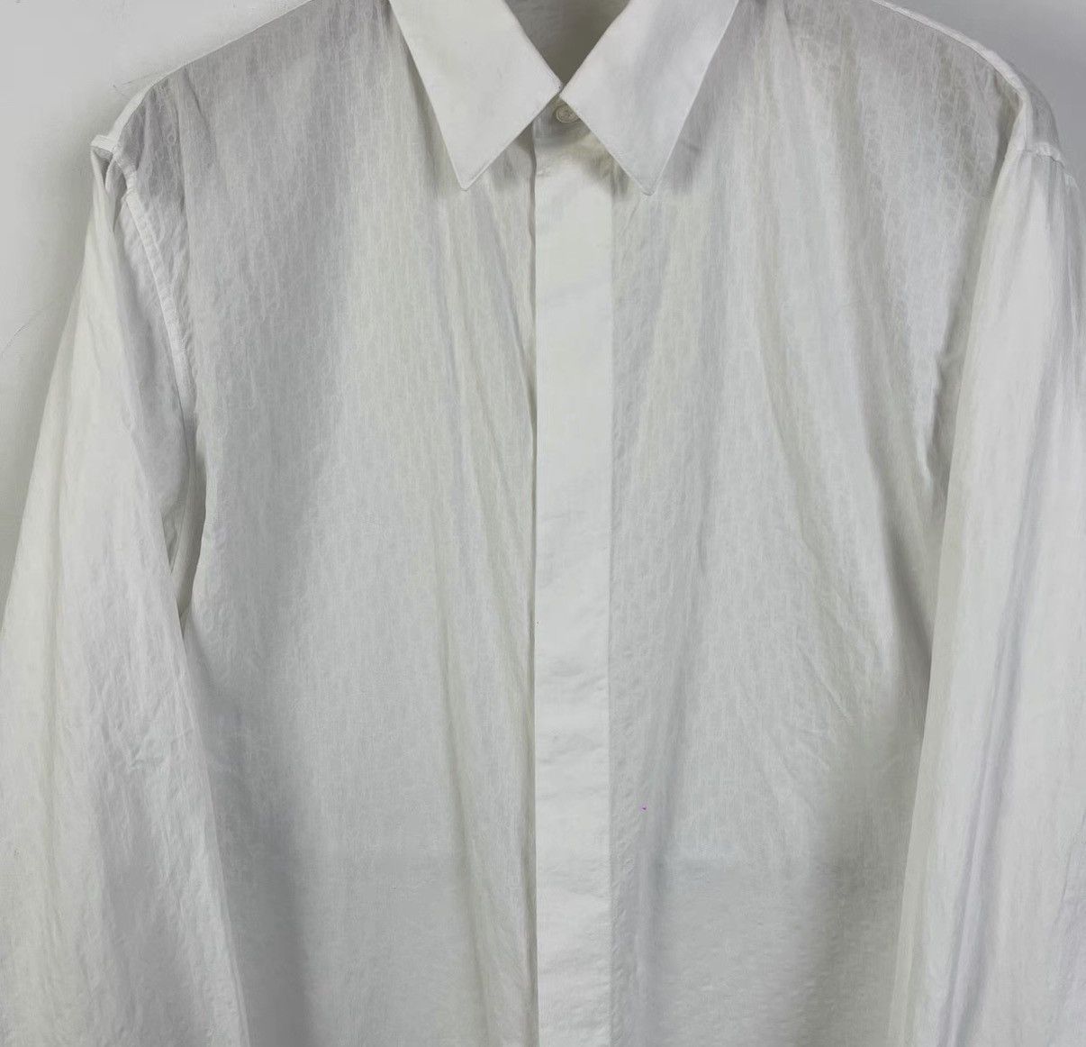 Dior Dior Classic Jacquard Logo Shirt K12 Size US XS / EU 42 / 0 - 3 Thumbnail