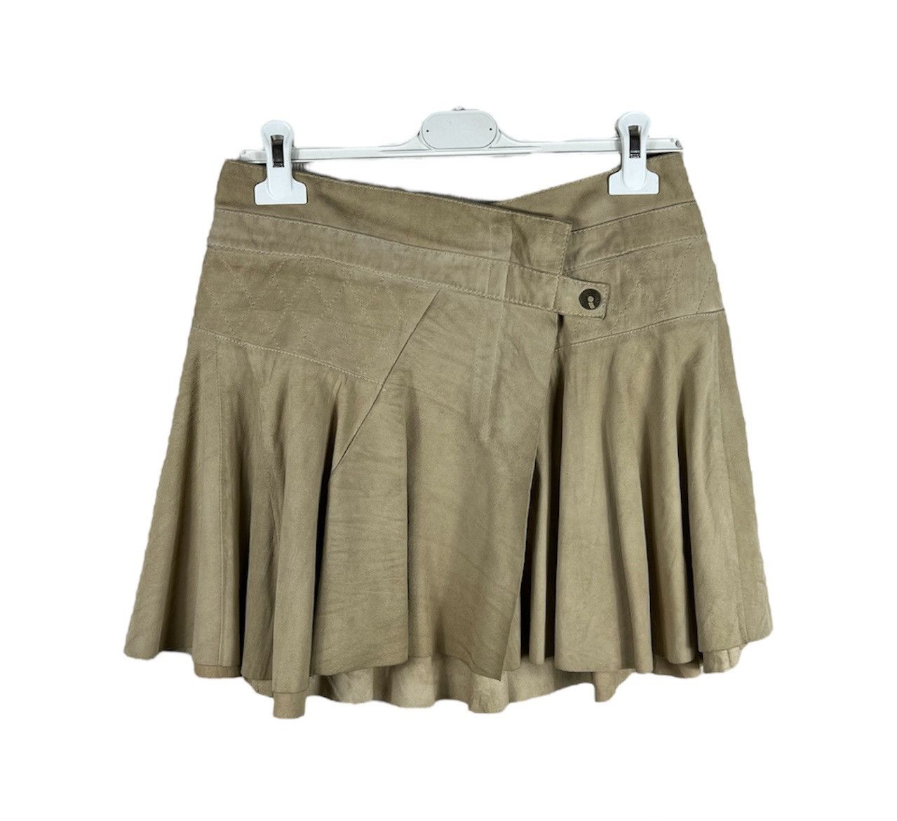 Roberto Cavalli Vintage 90s Roberto Just Cavalli y2k leather mini skirt Size 28" / US 6 / IT 42 - 1 Thumbnail