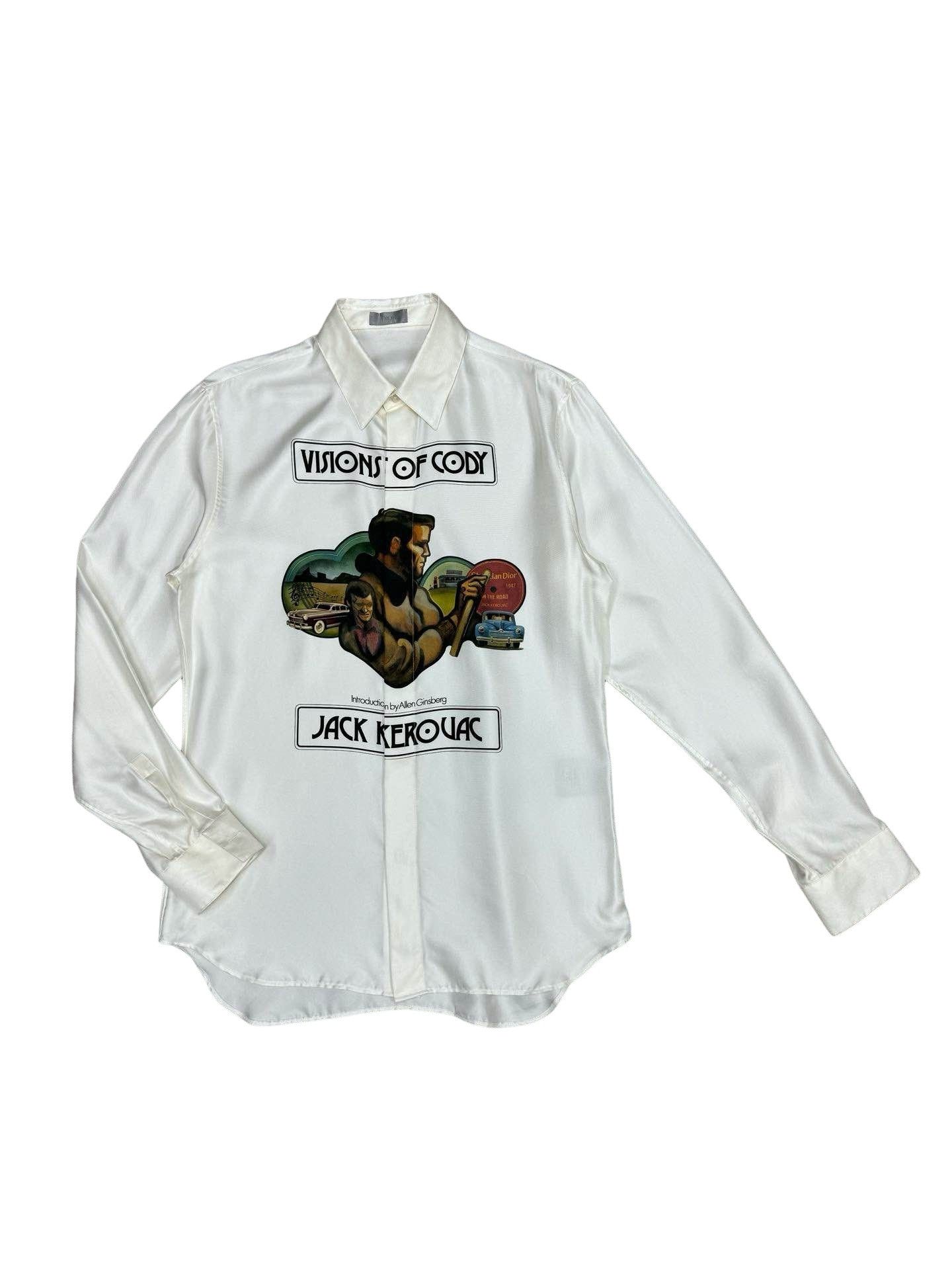 Dior Dior Jack Kerouac Visions of Cody Silk Shirt US M | Grailed