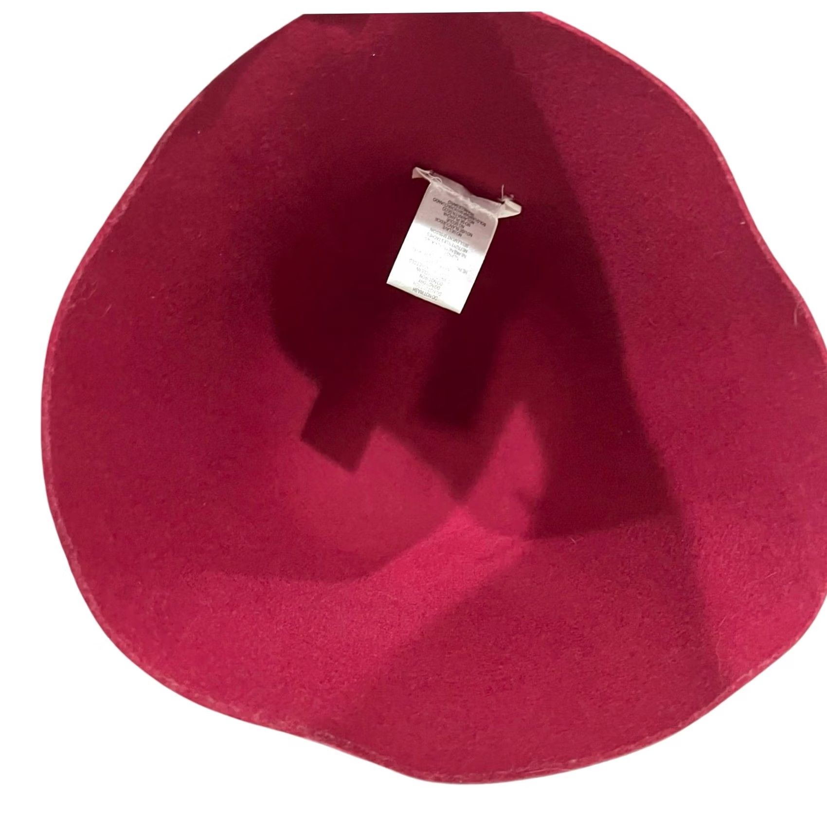 Anthropologie VINTAGE Anthropologie Bucket Hat Wool Felt Pink Women’s One Size Women Pink Felt 100% Wool Bucket Hat Womens Size ONE SIZE - 6 Thumbnail