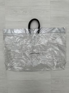 Sac comme des garcons transparent sale