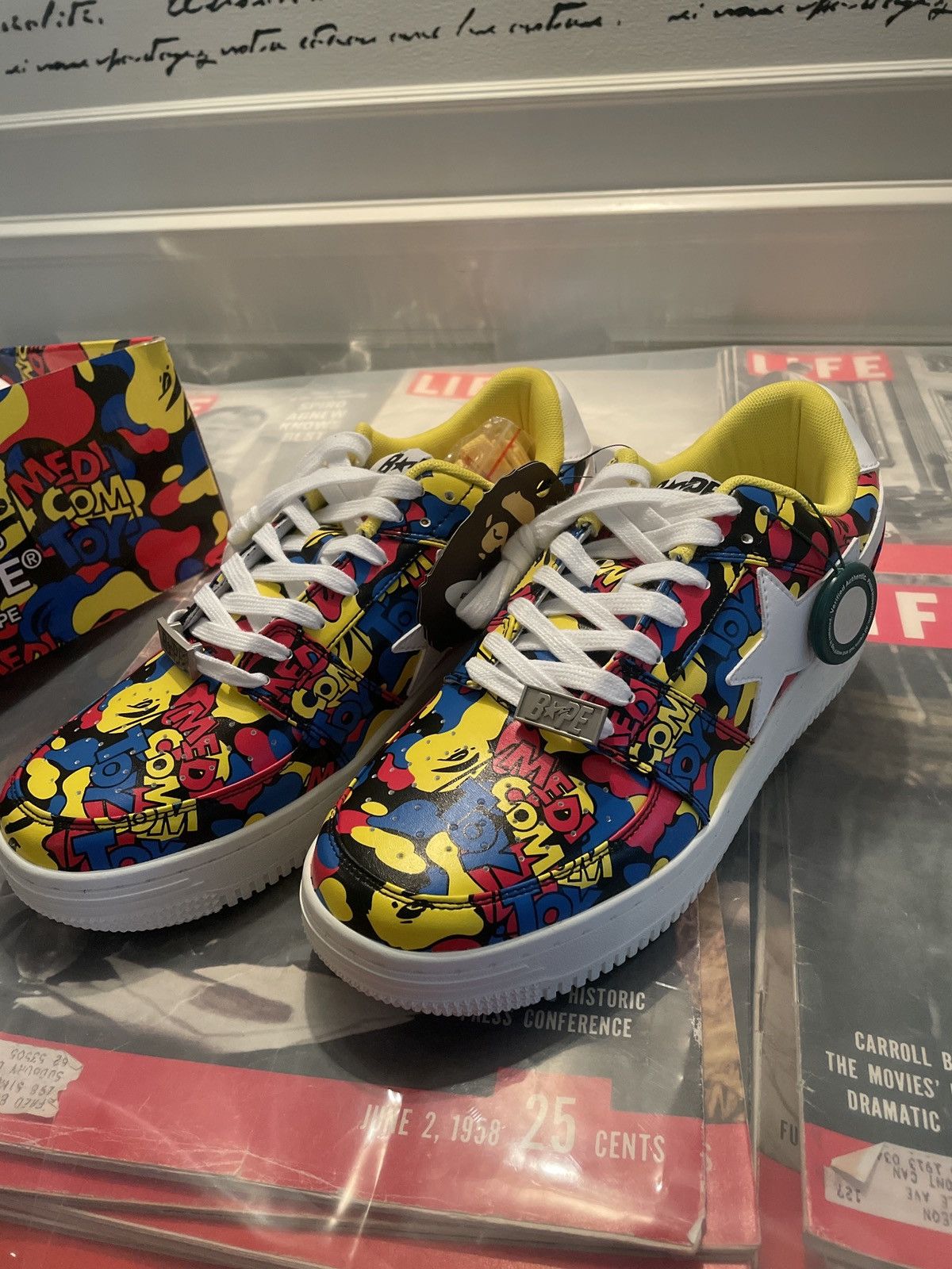Bape Bapesta x Medicom Size US 10.5 / EU 43-44 - 2 Thumbnail