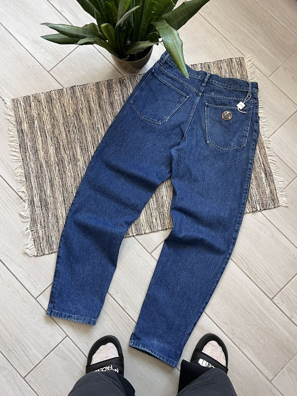 Moschino × Vintage Vintage Moschino Denim Jeans Workwear Pants Made in Italy Size US 36 / EU 52 - 1 Thumbnail