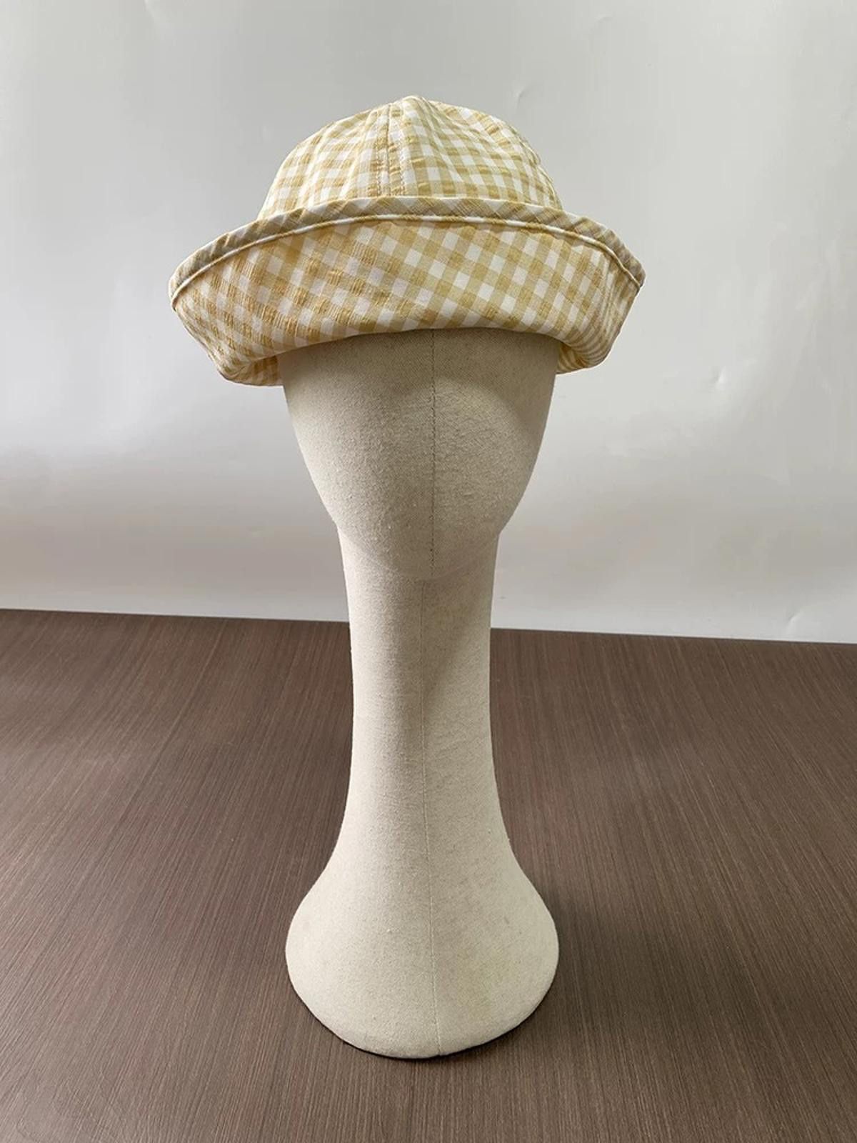 Japanese Brand Retro Yello Beret Sailor Hat – Y2K French Girl Aesthetic Size ONE SIZE - 4 Thumbnail