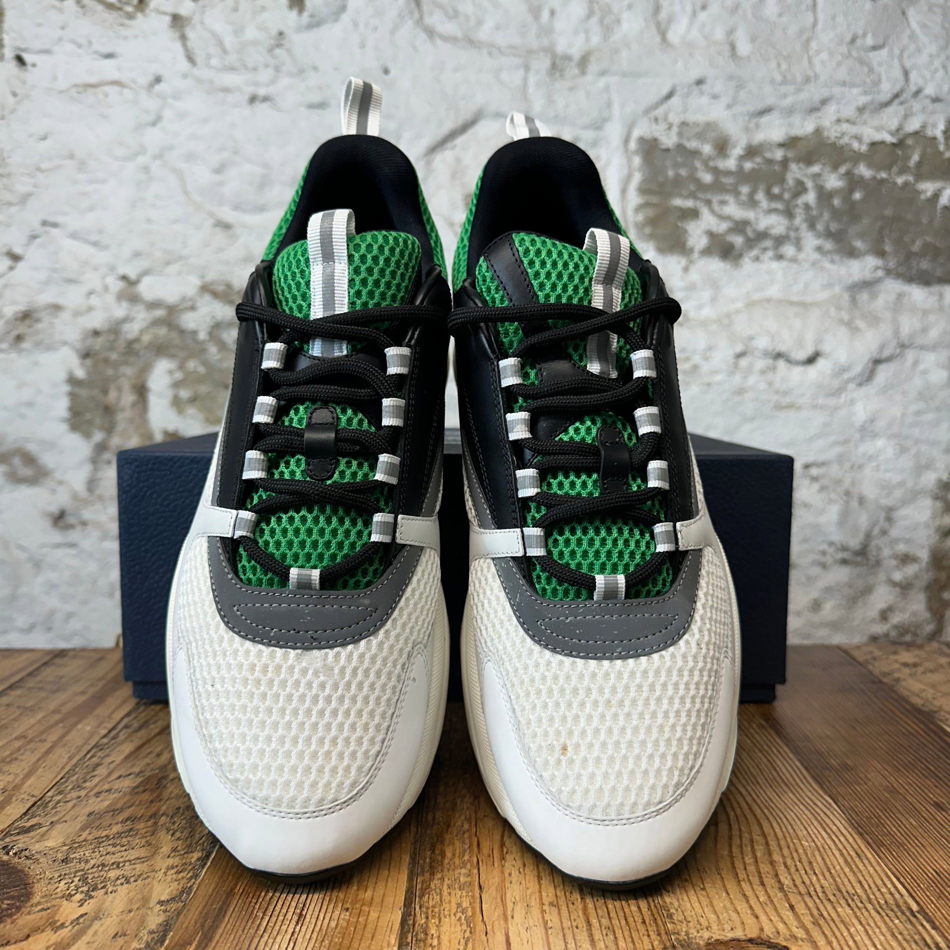 Dior Dior B22 Green Black White Sneaker Sz 14 (47) Size US 14 / EU 47 - 3 Thumbnail