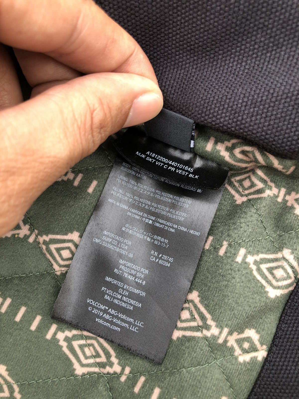 Volcom VOLCOM (AUTHENTIC) vest PROVOST signature water resistant Size US S / EU 44-46 / 1 - 15 Thumbnail