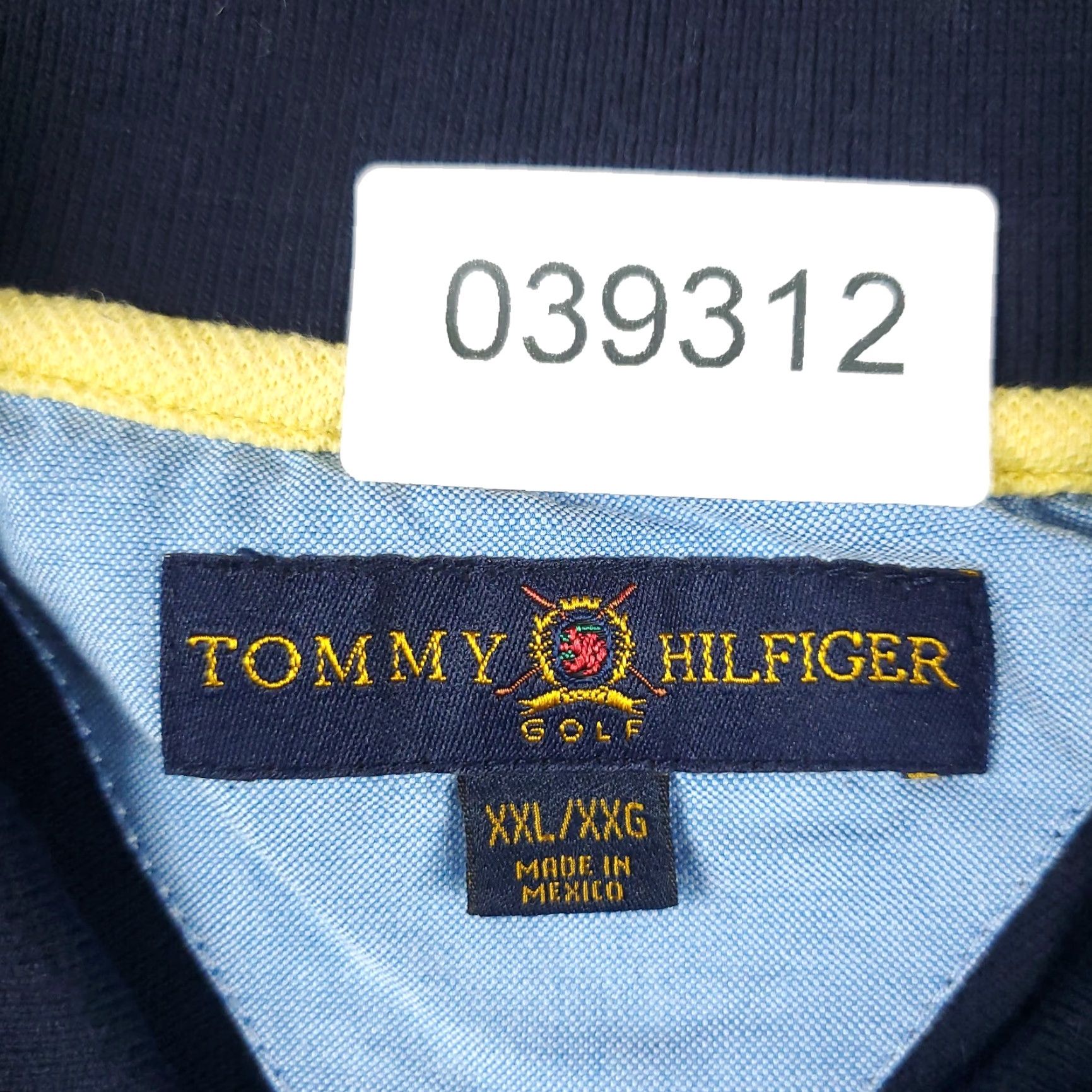 Tommy Hilfiger VINTAGE Tommy Hilfiger Polo Shirt Mens 2XL Blue Polo Adult 2XL Blue Tommy Hilfiger Logo American Classic Preppy Mens Size US XXL / EU 58 / 5 - 6 Thumbnail