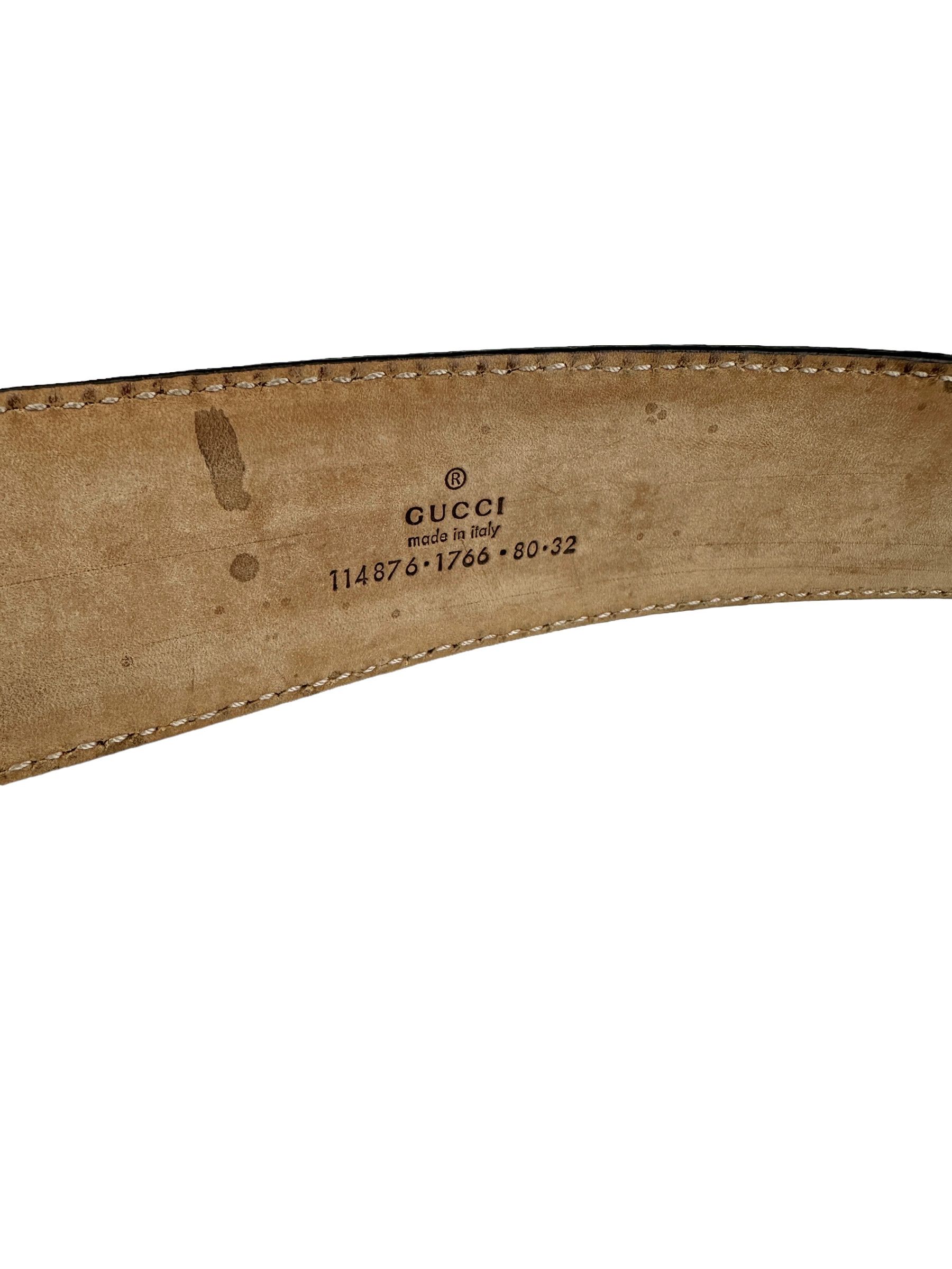 Gucci Gucci Pink Monogram Embossed GG Oversized Logo Belt Size ONE SIZE - 5 Thumbnail
